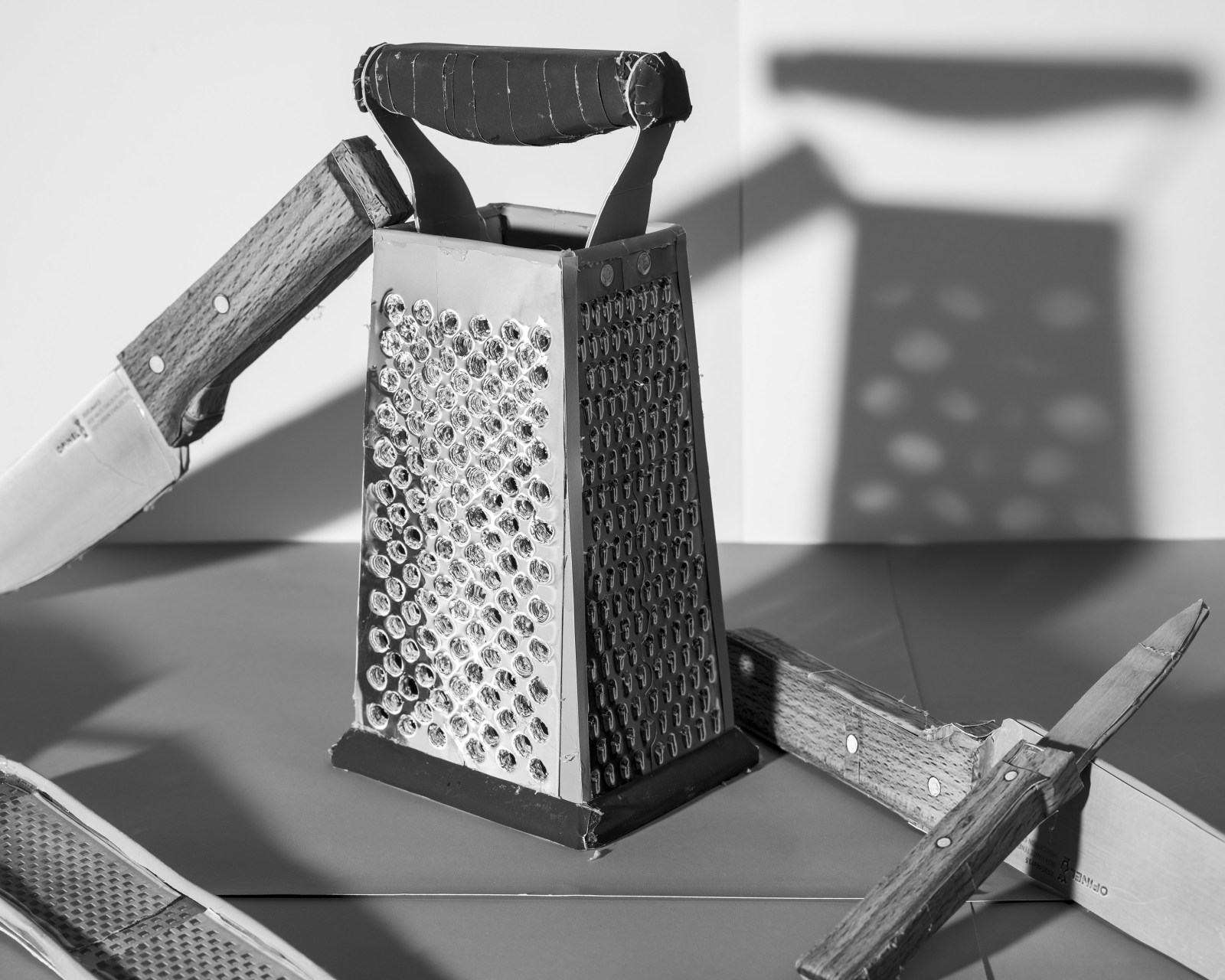 Daniel Gordon, Light Study (Grater and Knives), 2024