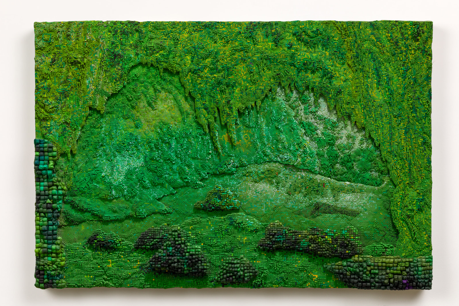 Roxy Paine, Green Cave, 2021