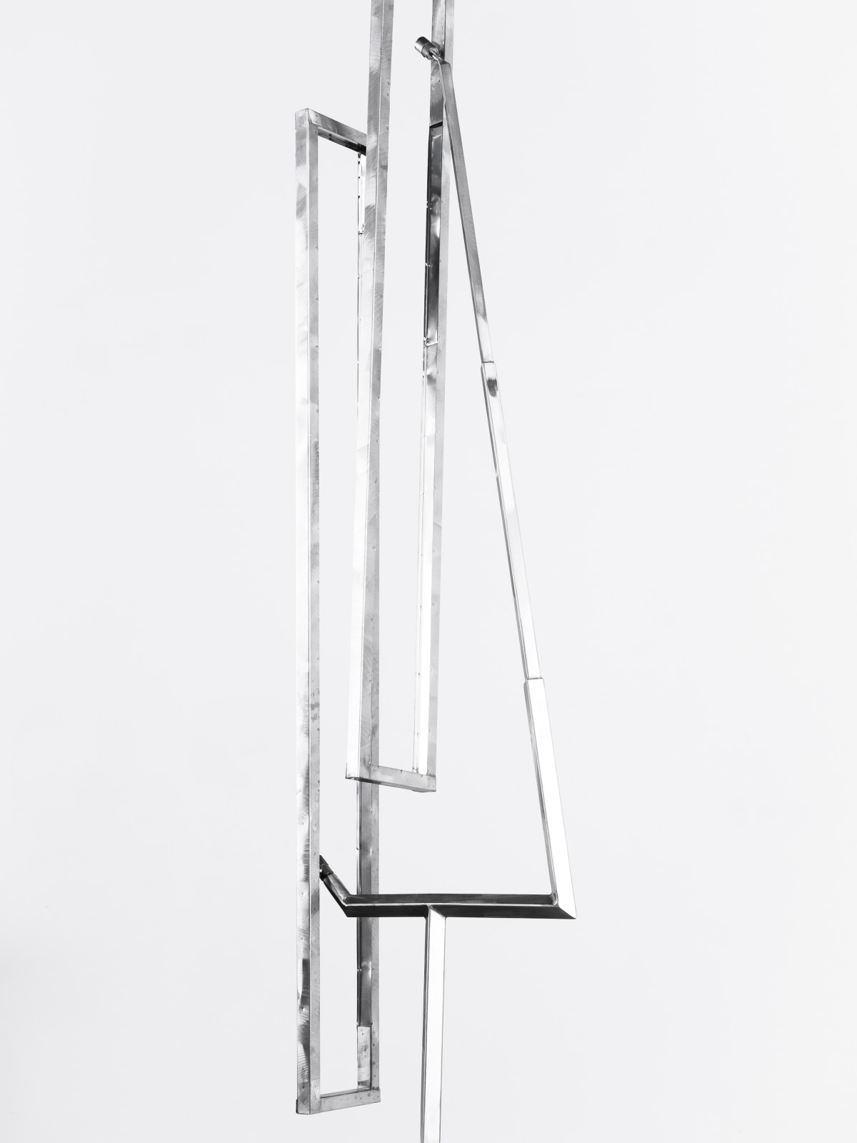 George Rickey, Open Rectangles One Up One Down Excentric with Acute Angle II, 1978