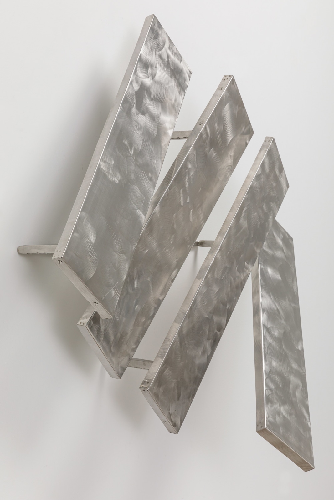 George Rickey, Four Rectangles Oblique Wall, 1972-1973