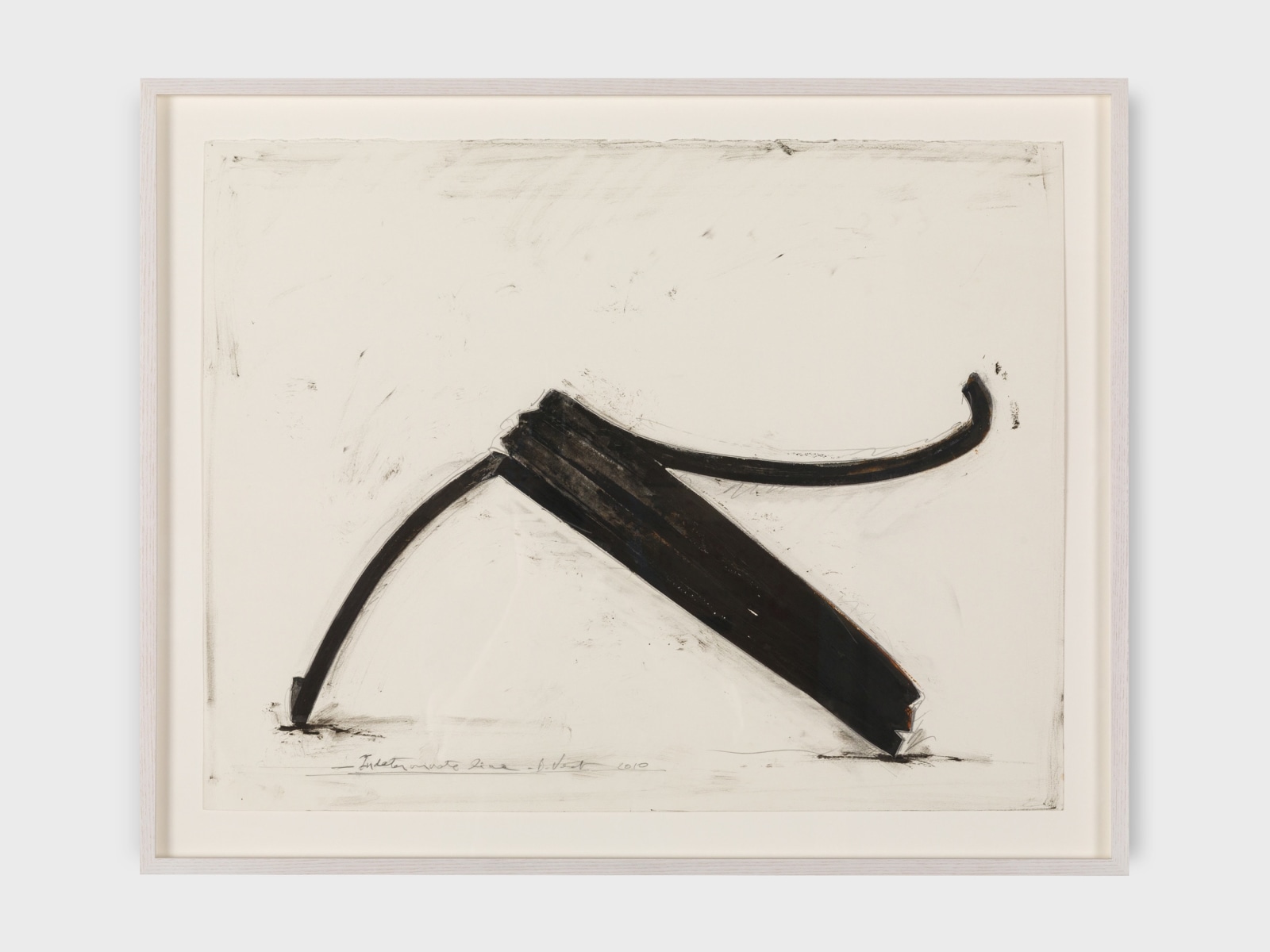 Bernar Venet, Indeterminate Line, 2010