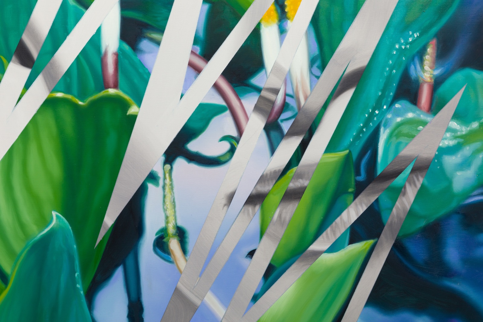 James Rosenquist, Welcome to Water Planet IV (close lightning), 1988