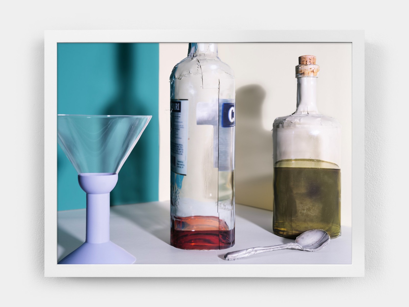 Daniel Gordon, Color Light Study (Campari and Olive Oil), 2025