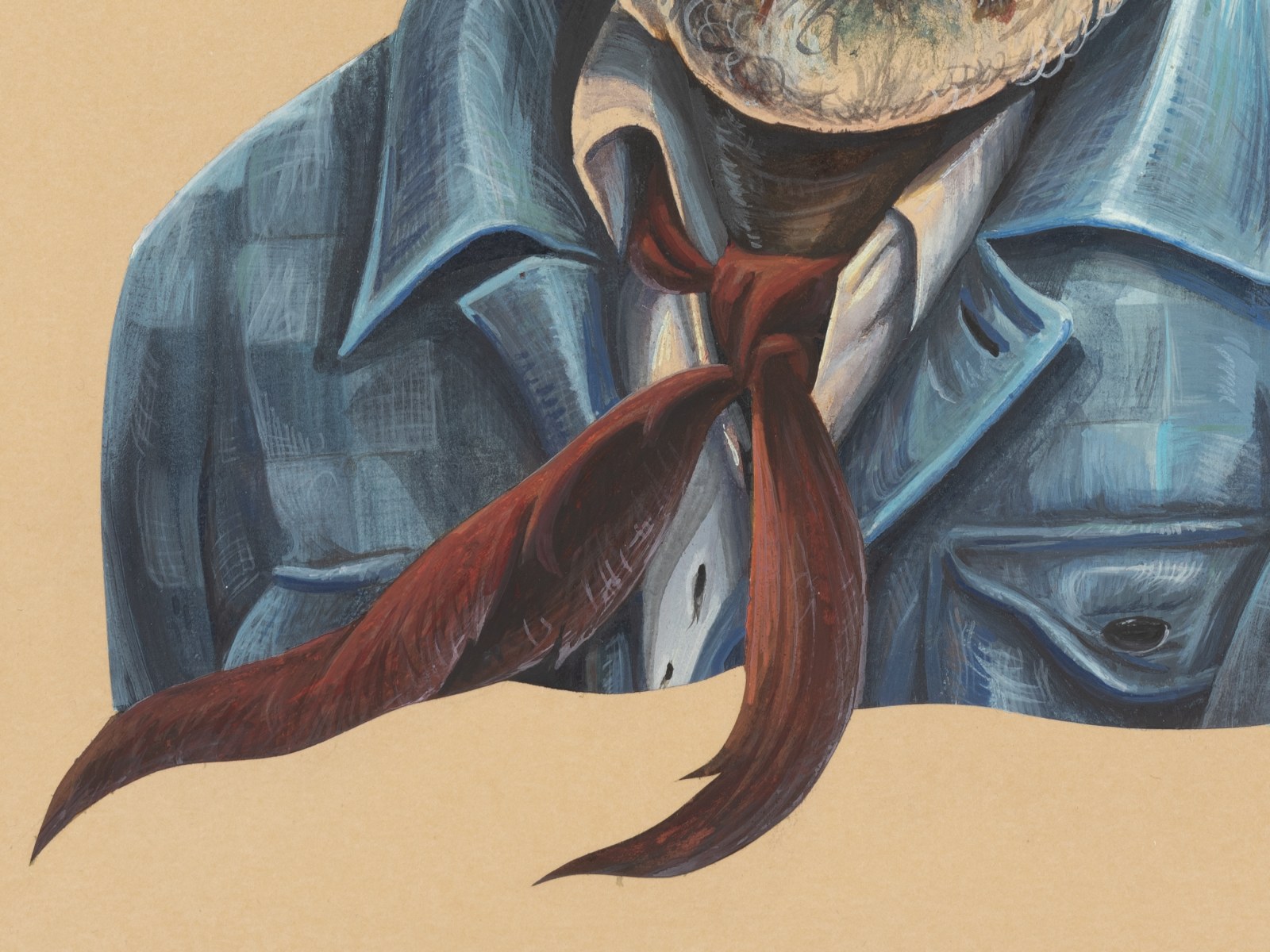 Alexander Harrison, Portrait of a Cowboy, 2023