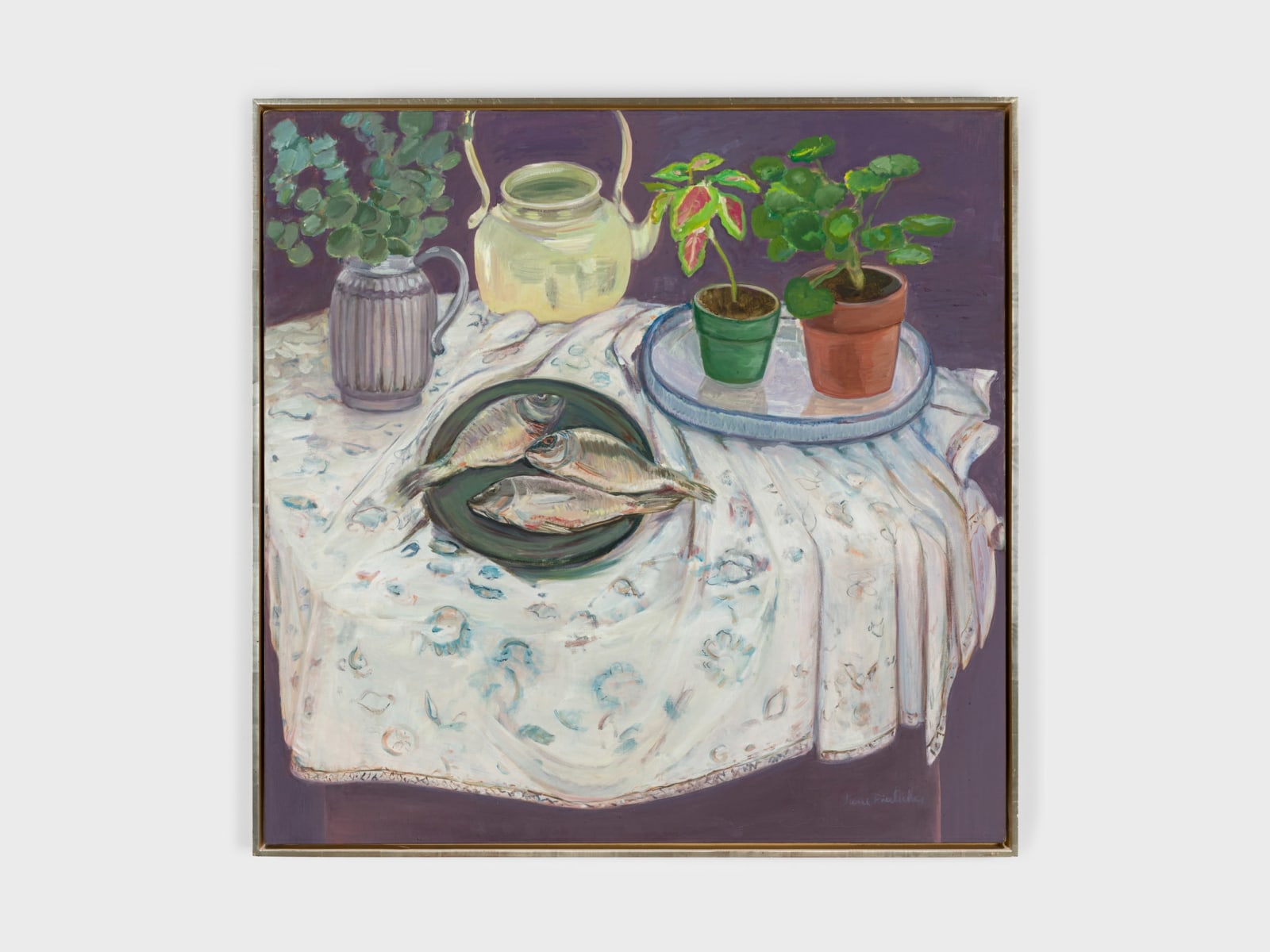 Jane Freilicher, Plants and Fish, 1973