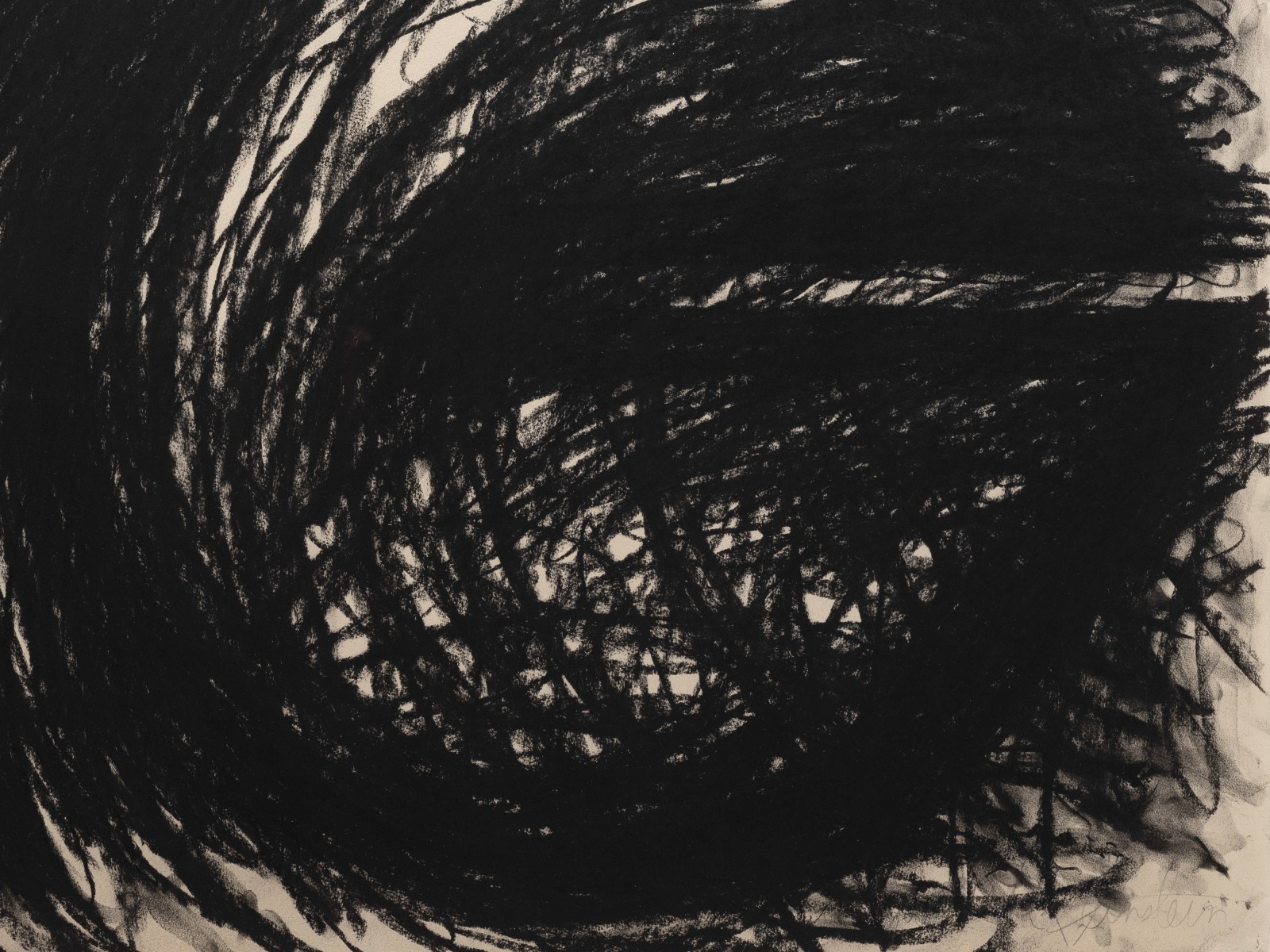 Judith Bernstein, Horizontal #7, 1976
