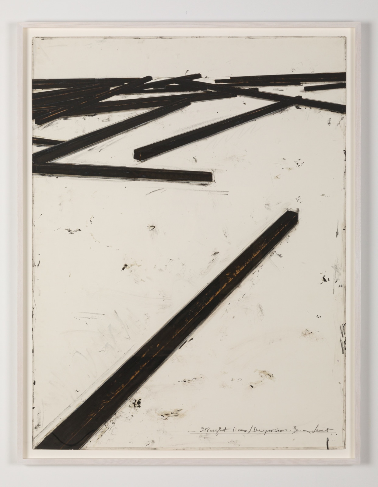 Bernar Venet, Straight Lines - Dispersion, 1998-2020