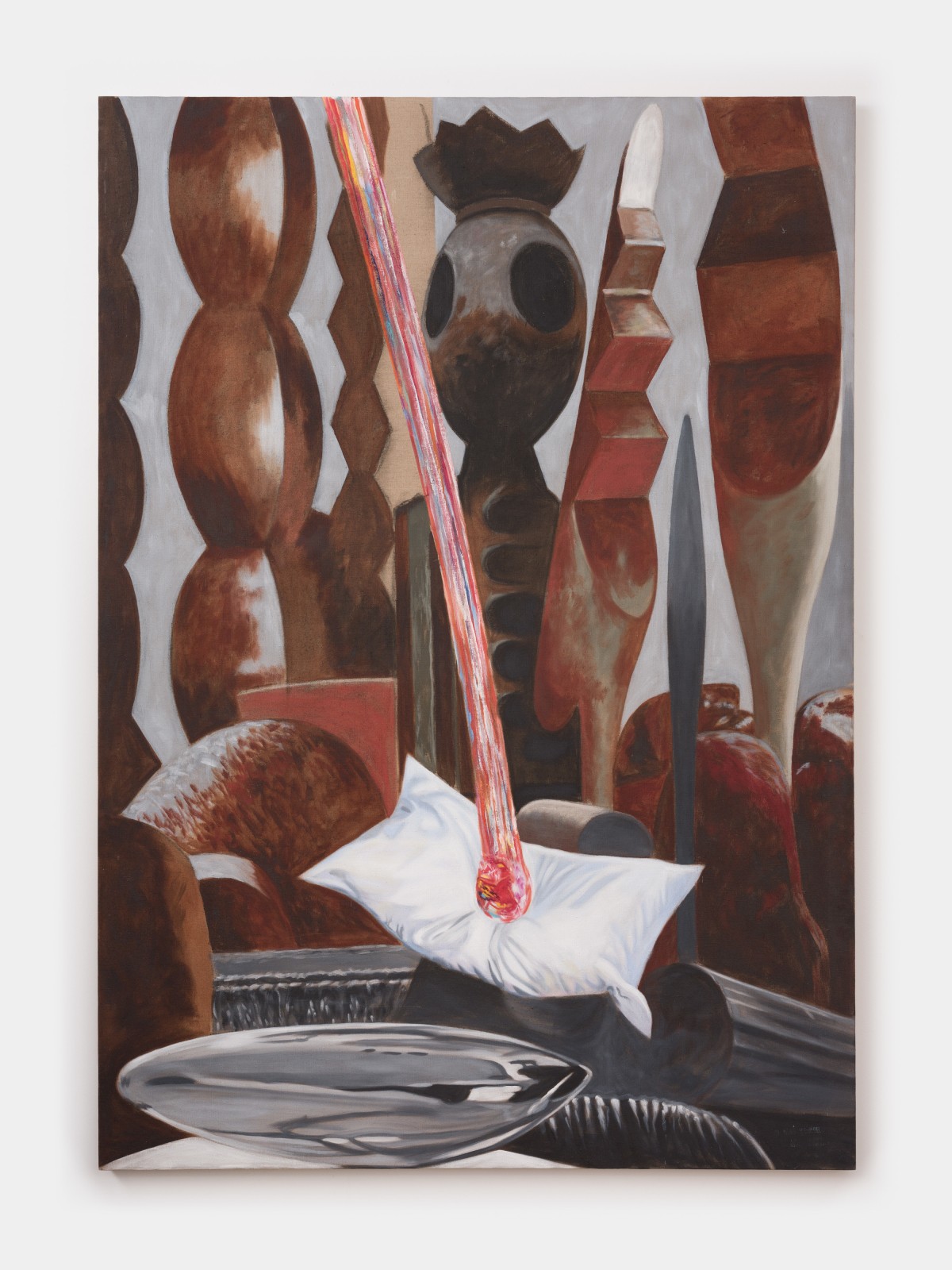 James Rosenquist, The Meteor Hits Brancusi's Pillow, 1997–1999