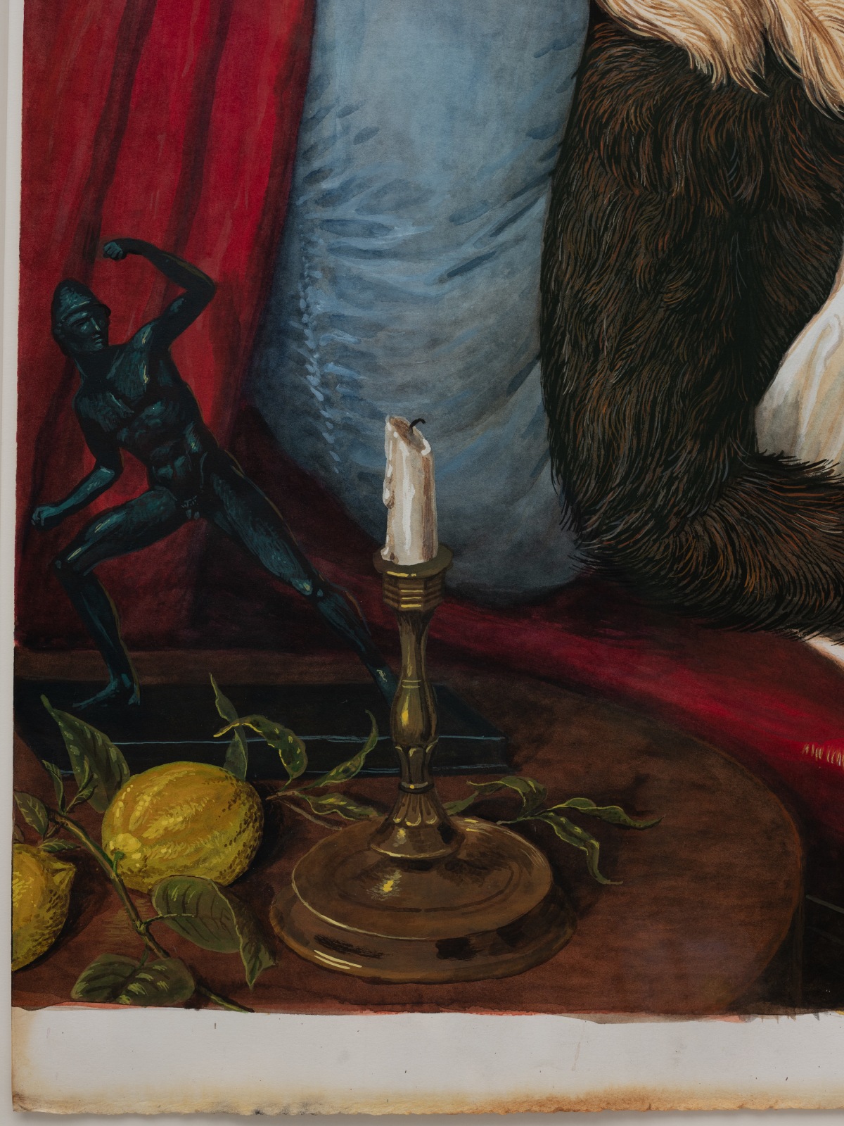 Walton Ford, Jack On His Deathbed, 2005