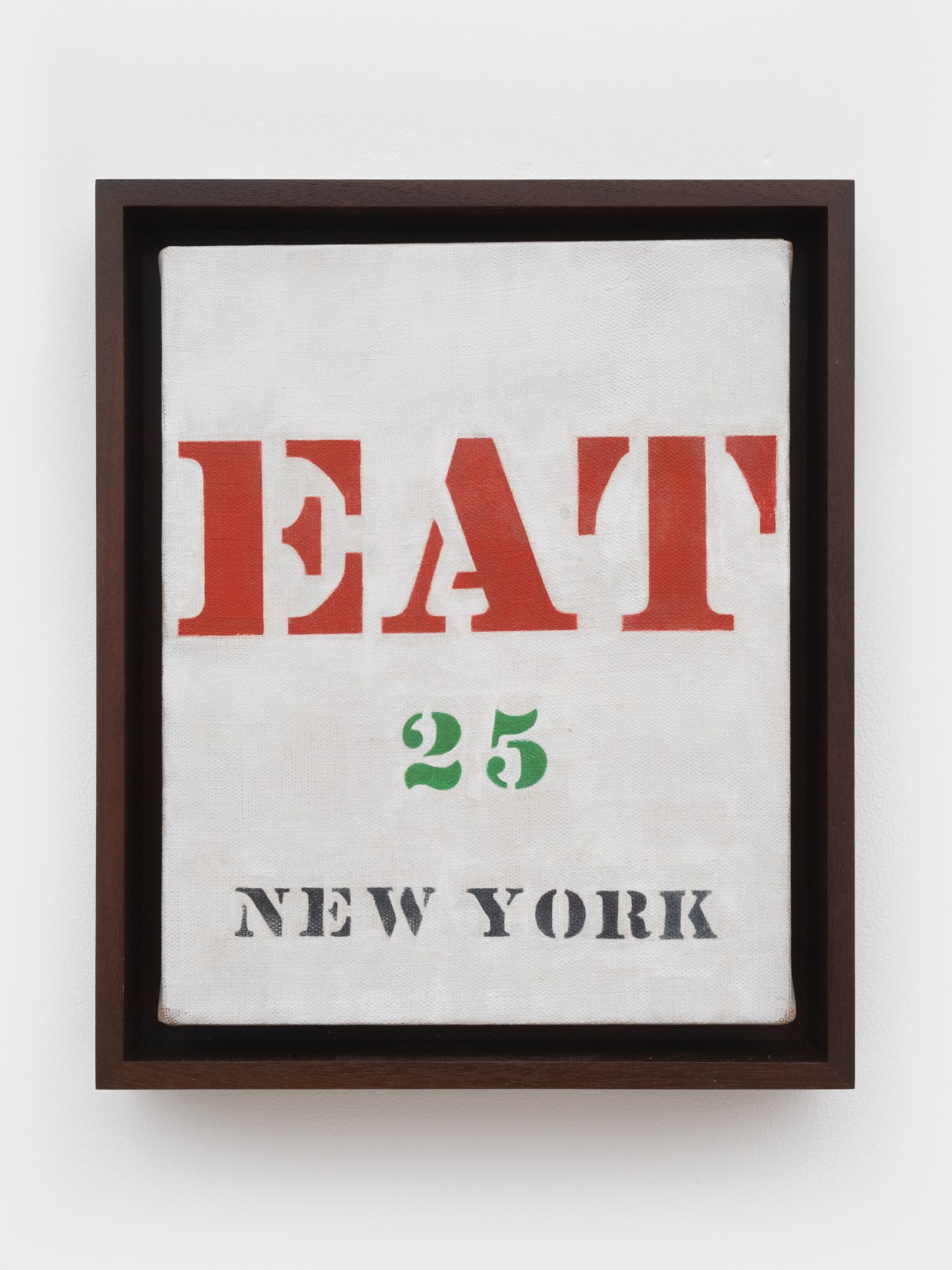 Robert Indiana, Eat, 1962