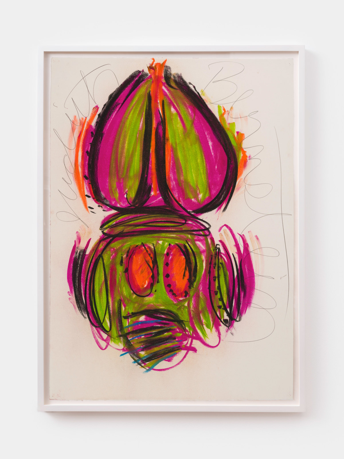 Judith Bernstein, Dick in a Head, 2015