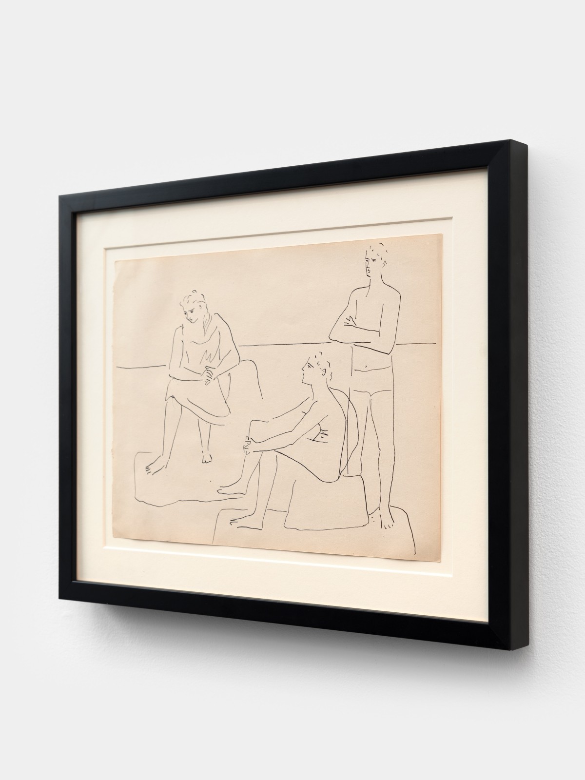 Pablo Picasso, Femme et deux hommes sur la plage, 1923