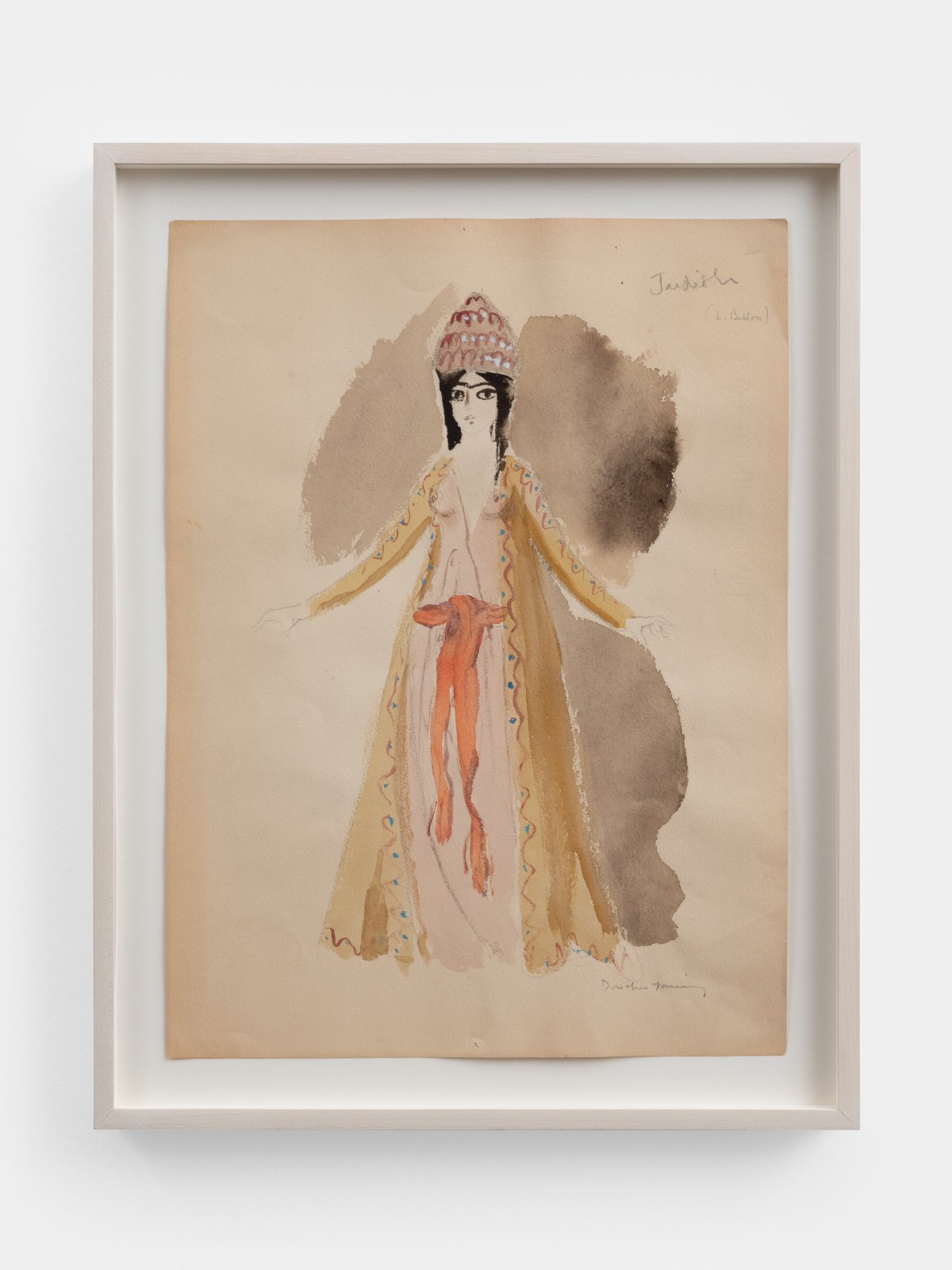 Dorothea Tanning, Costume Designs for Judith - Judith and Garde (Ange), 1961