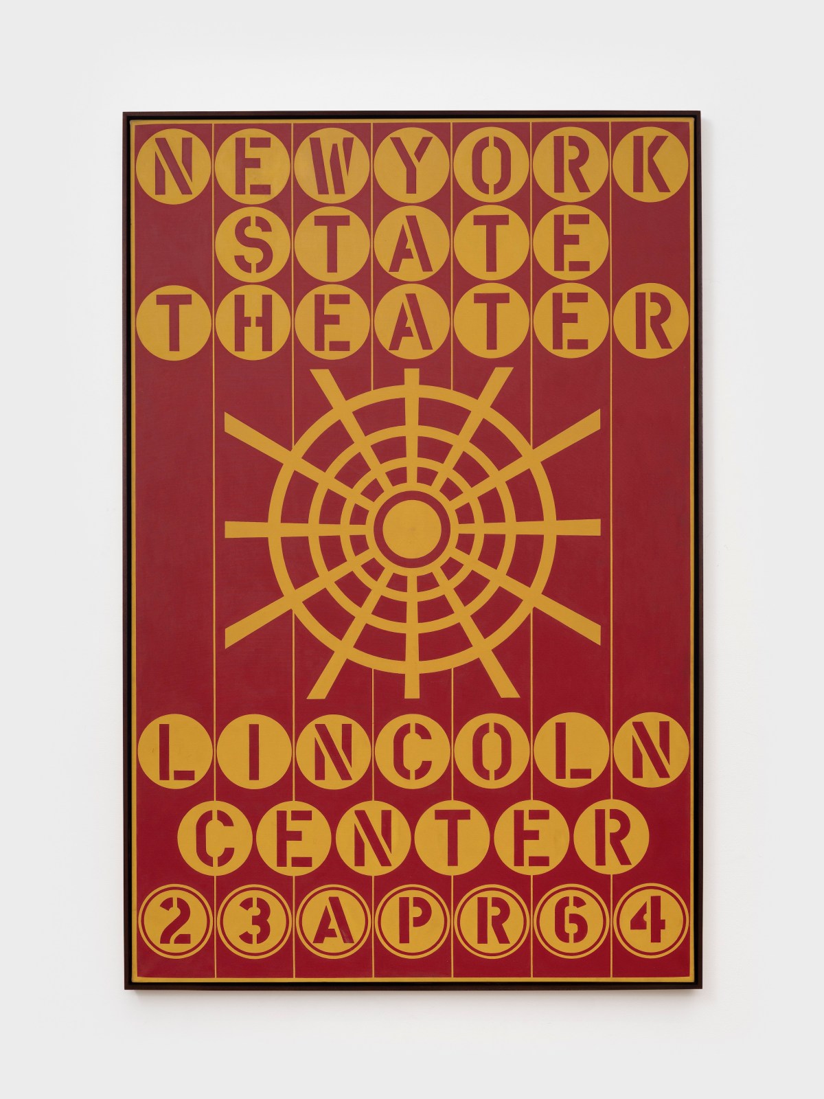 Robert Indiana, New York State Theater, 1964