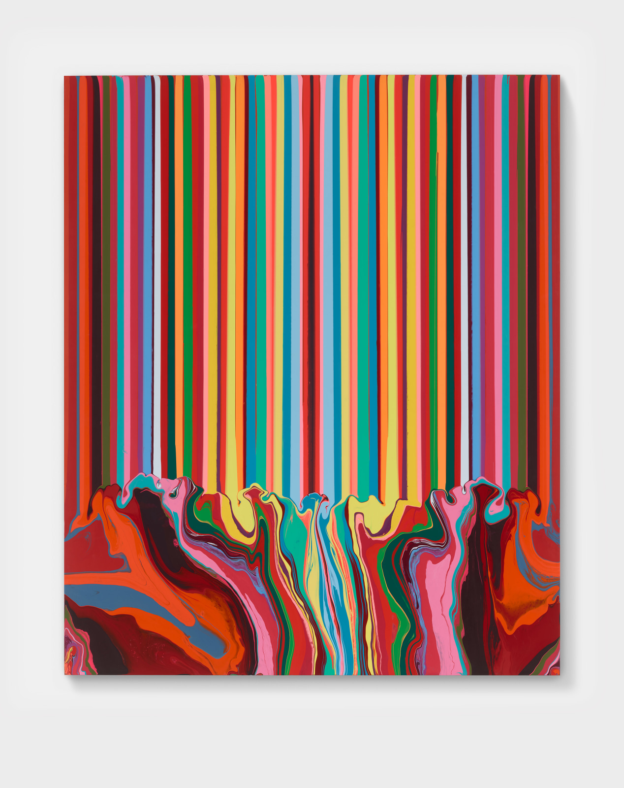 Ian Davenport, The Bottom is the Top, 2024