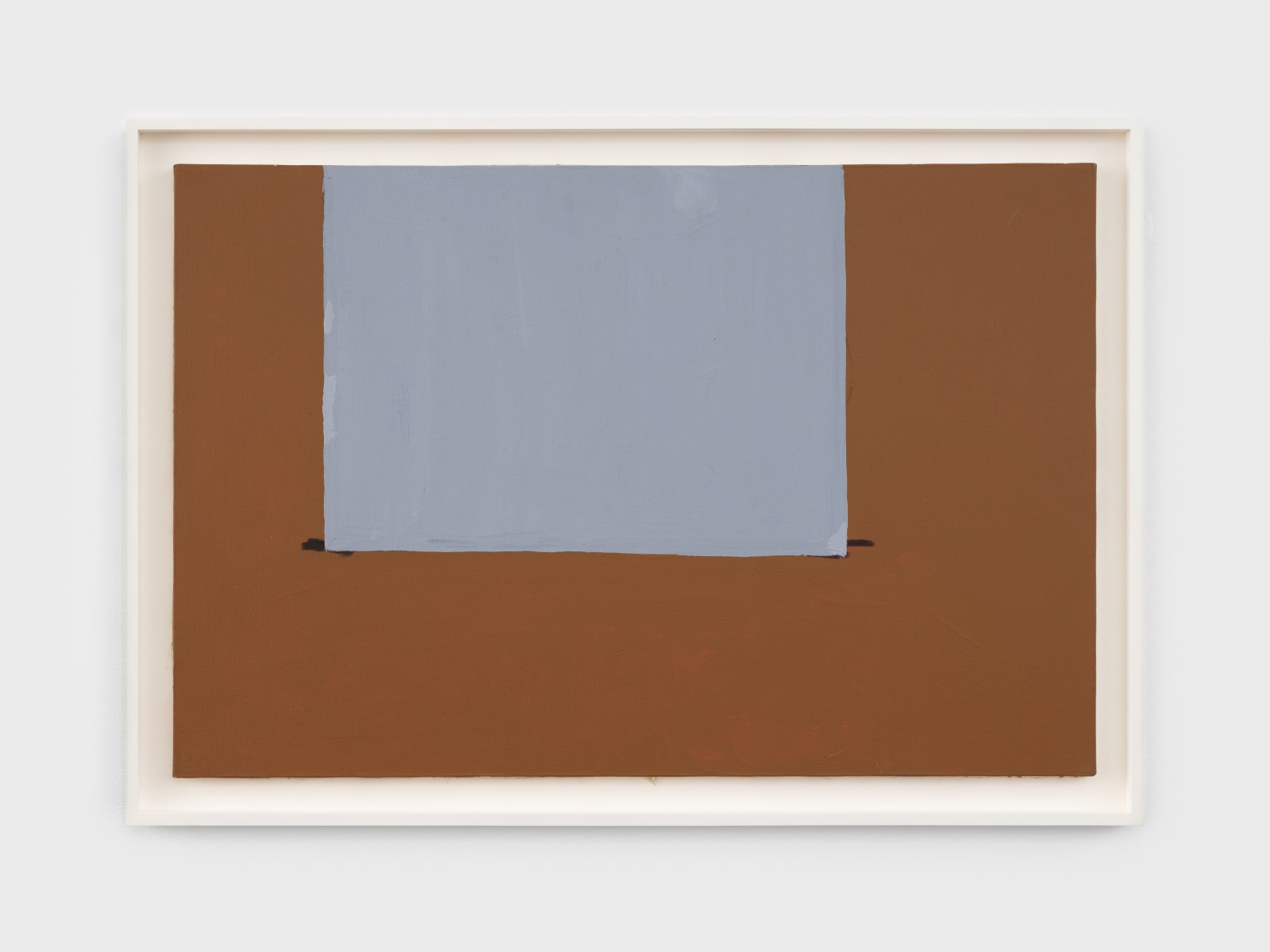 Robert Motherwell, Open No. 40: In Gray on Sienna, 1968