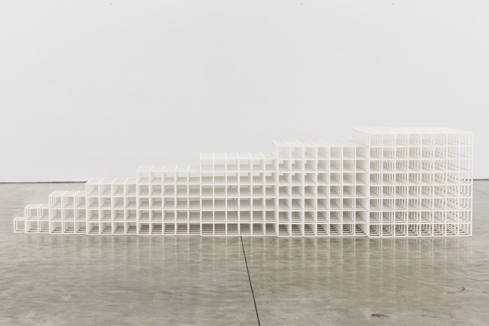 Sol LeWitt, Open Geometric Structure IV, 1990