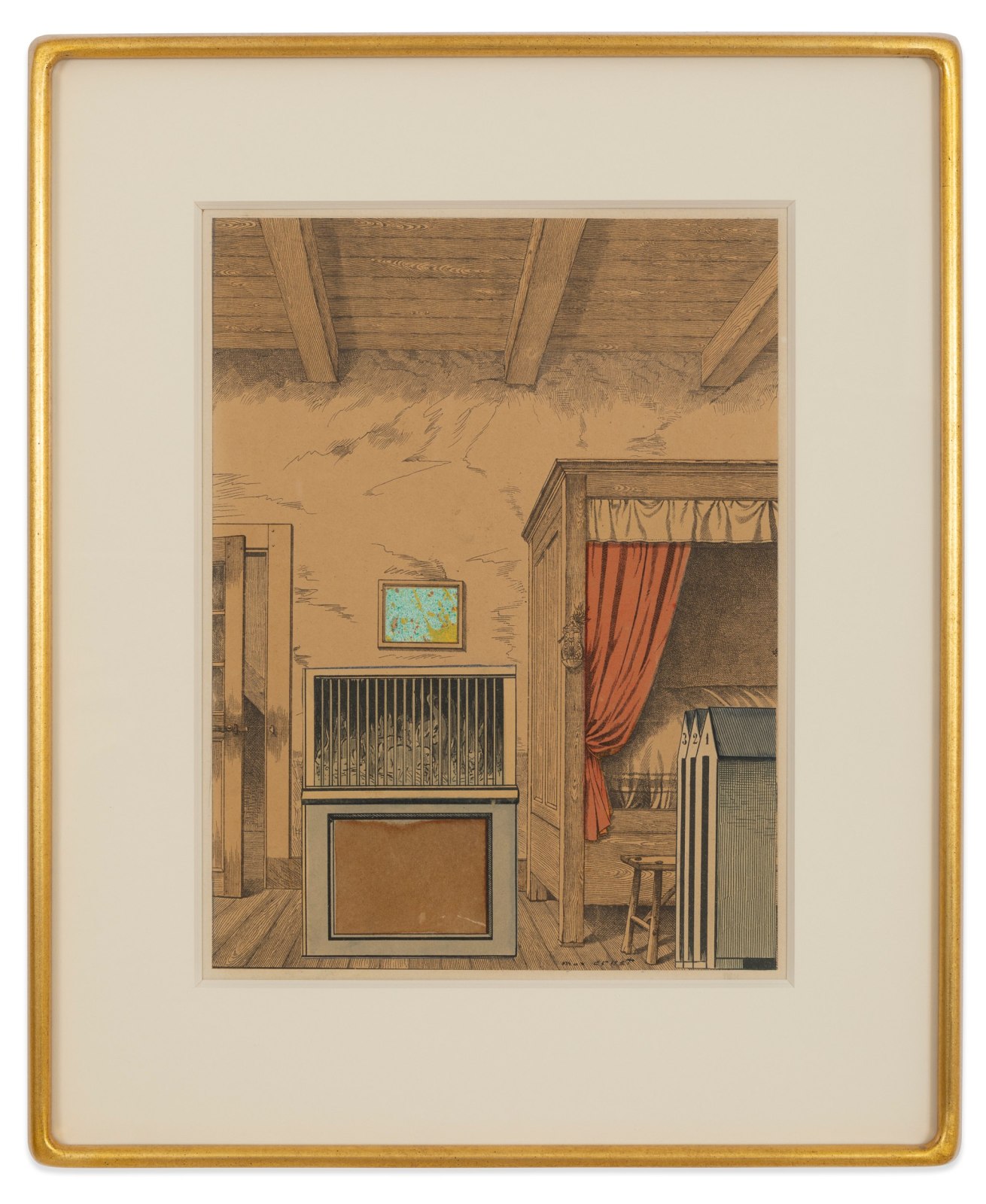 Max Ernst, À travers les âges, 1971