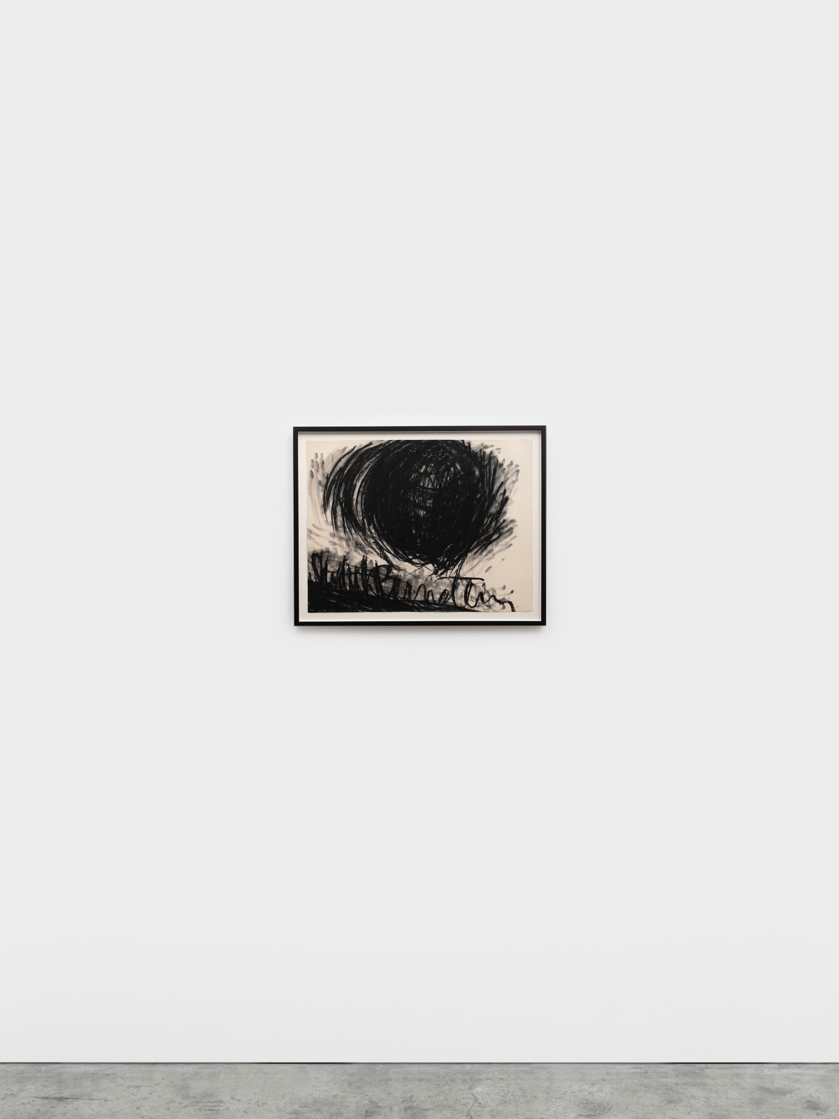 Judith Bernstein, Balls Over Landscape, 1977