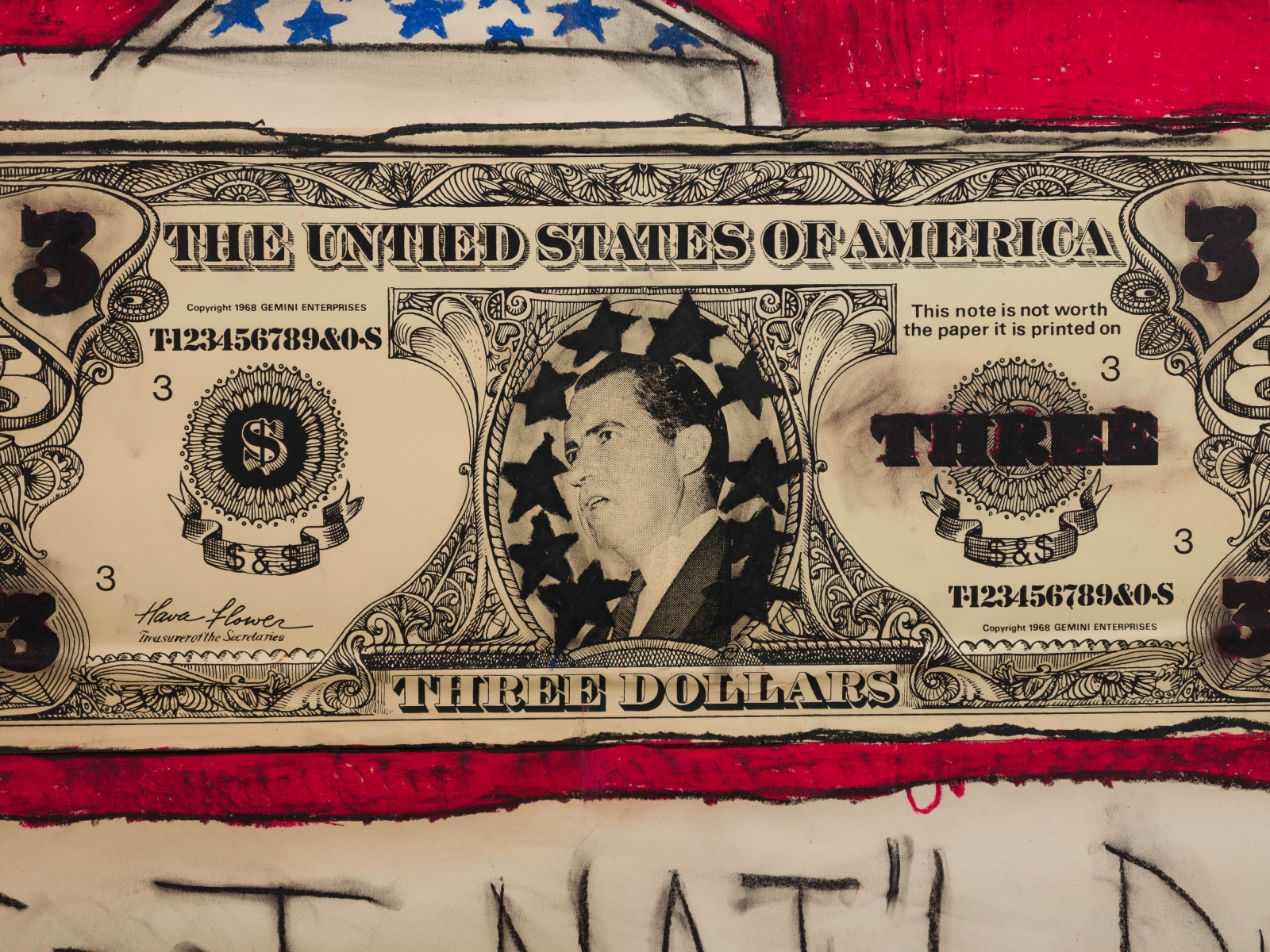 Judith Bernstein, First National Dick, 1969