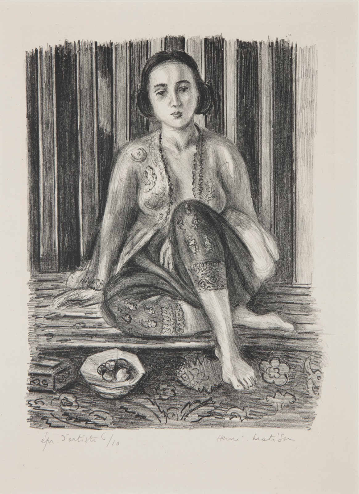Henri Matisse, Odalisque à la coupe de fruits (Odalisque with a Bowl of Fruit), 1925