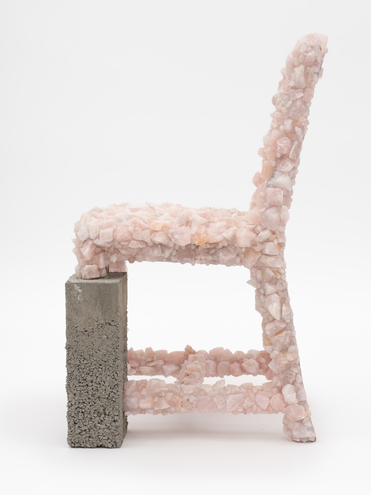 vanessa german, THE ROSE QUARTZ CHAIR, 2024