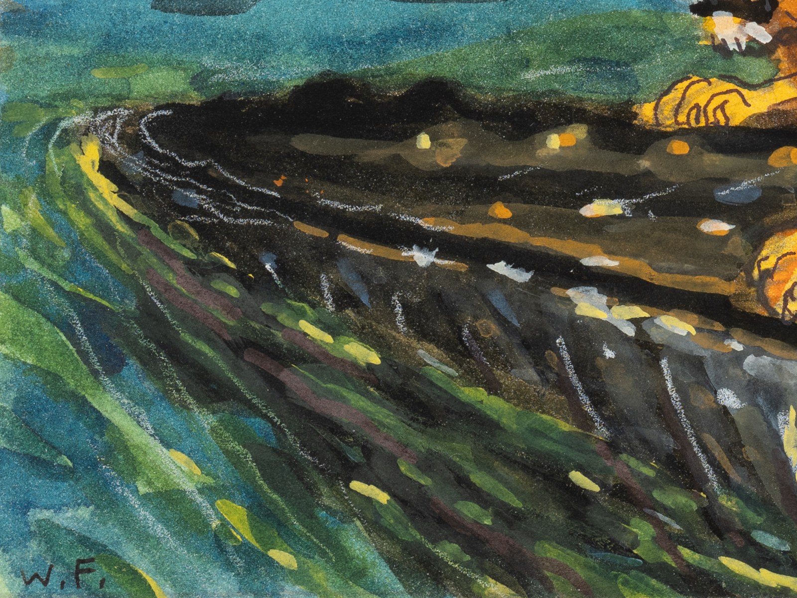 Walton Ford, Study for 'Namib', 2023
