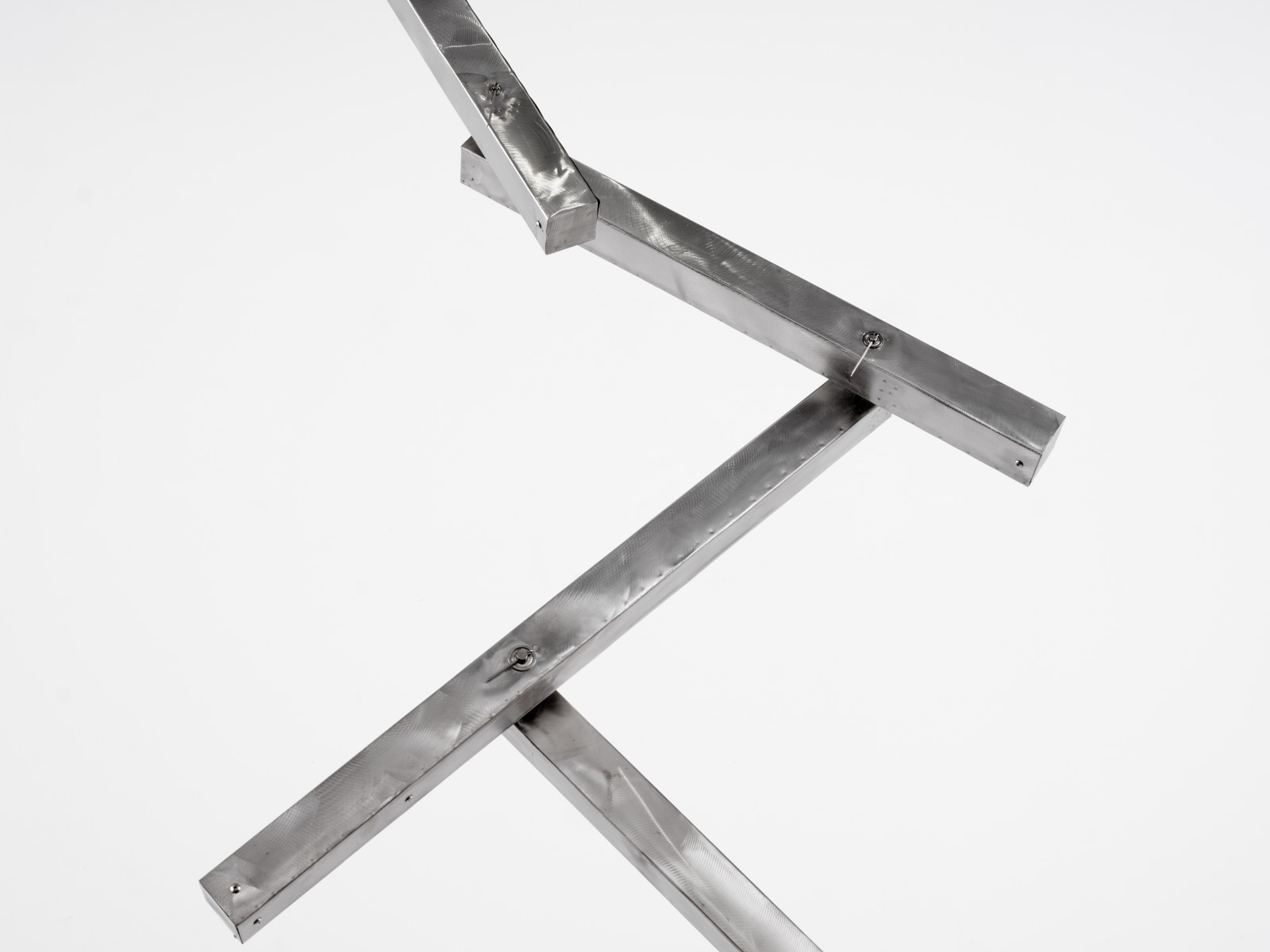 George Rickey, Four Lines Diagonal Jointed, 1988