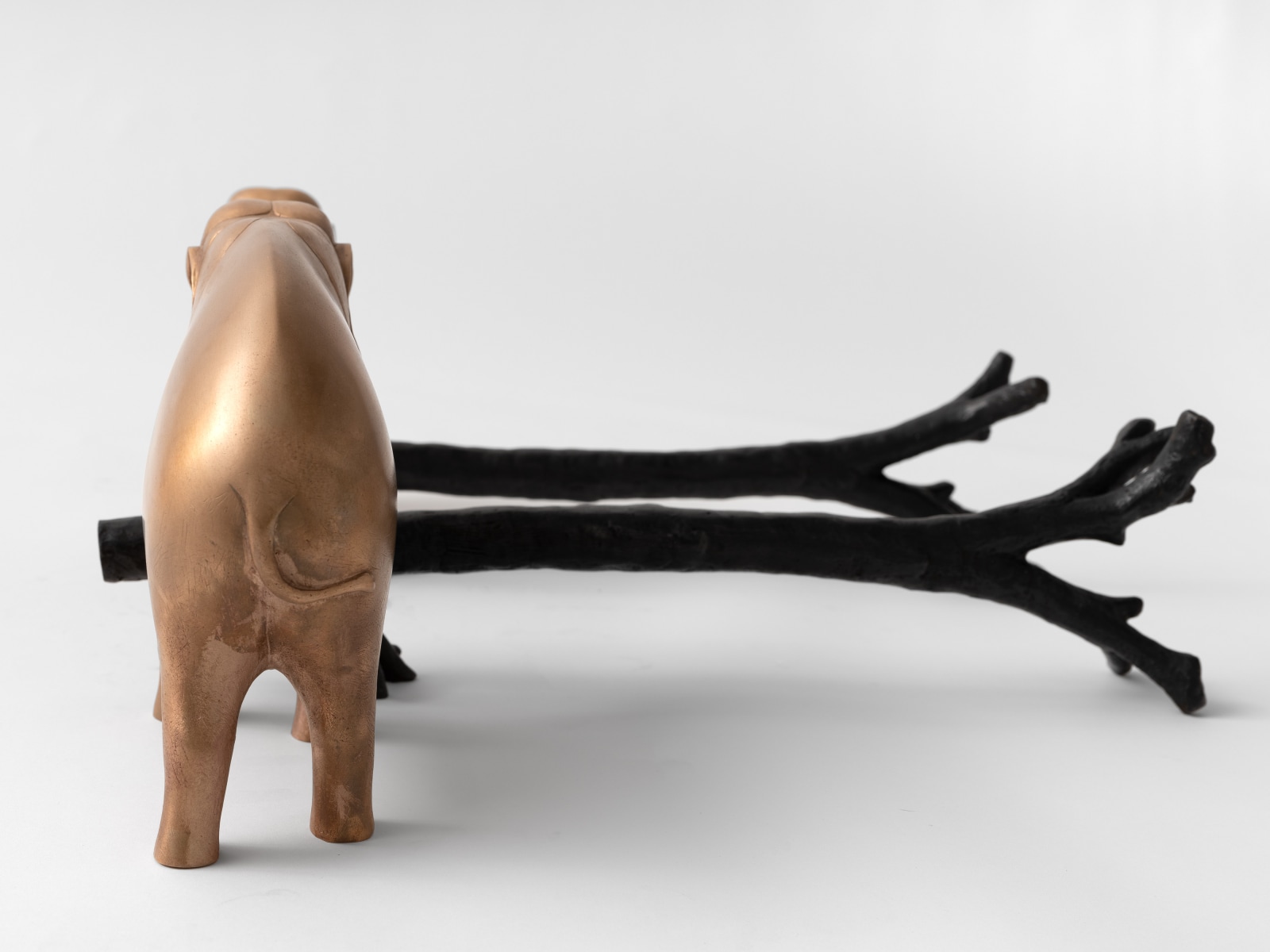 François-Xavier Lalanne, Paire de chenets Éléphants de Meryll, 1999/2000