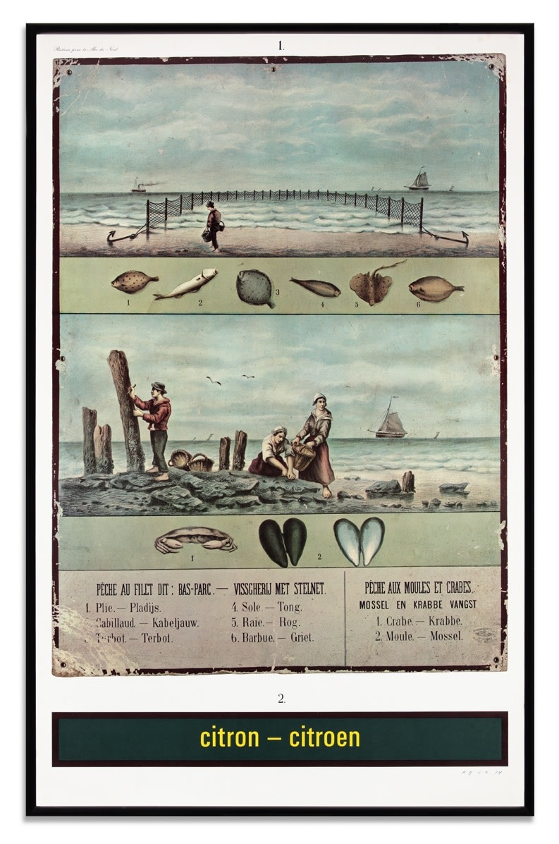 Marcel Broodthaers, Citron - Citroen Réclame pour la Mer du Nord, 1974