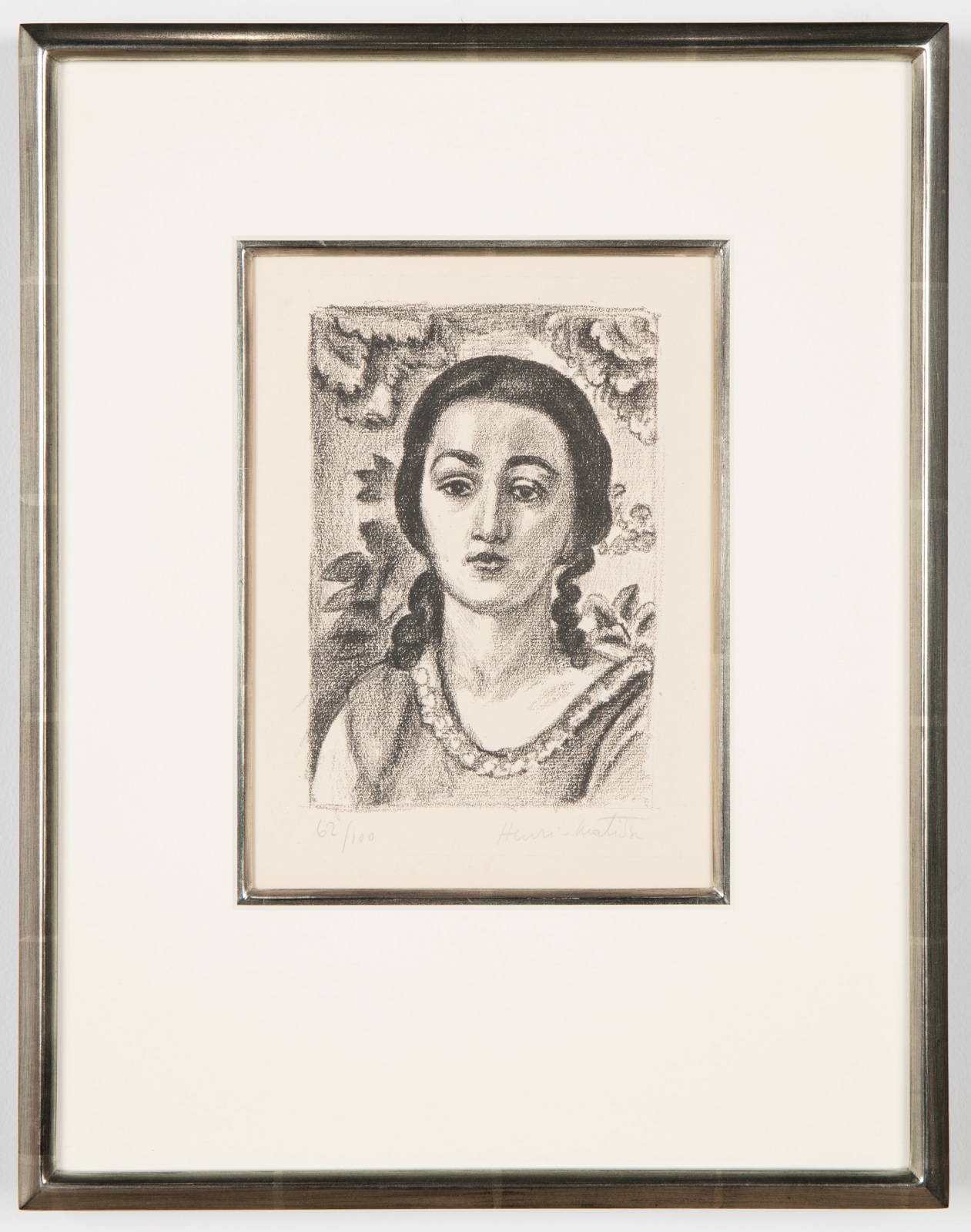Henri Matisse, Jeune fille aux boucles brunes (Young Girl with Brown Curls), 1924