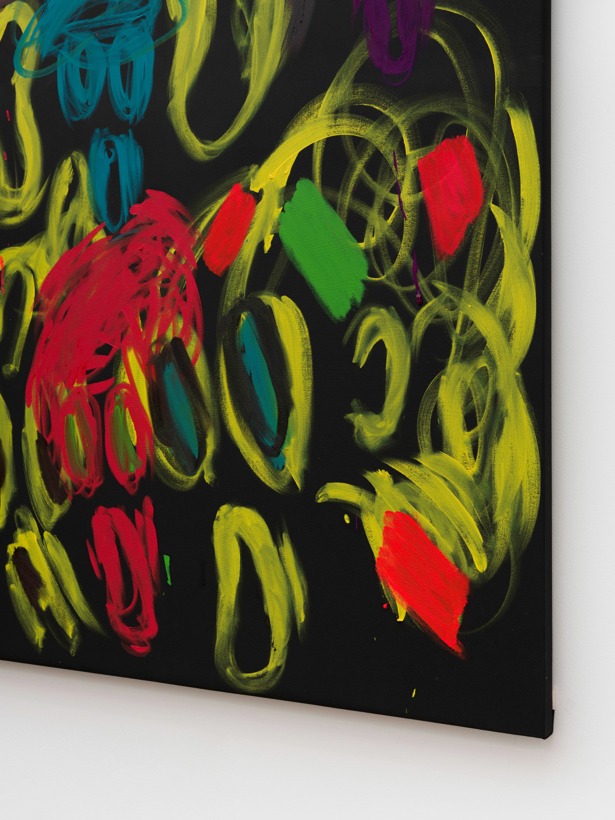 Judith Bernstein, Death Heads (Four Eyes), 2024