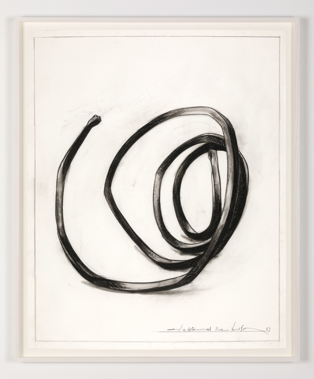 Bernar Venet, Undetermined Line, 1989
