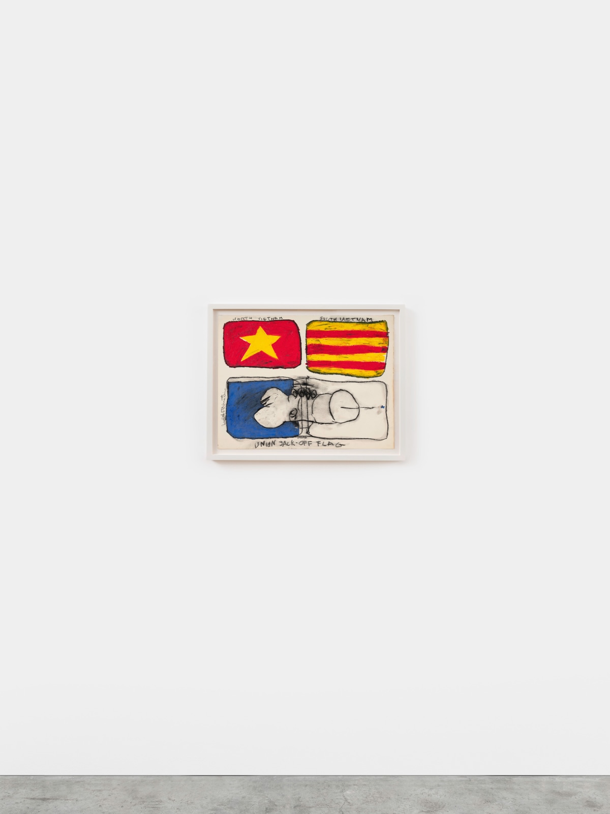 Judith Bernstein, Union Jack-Off Flag, 1967