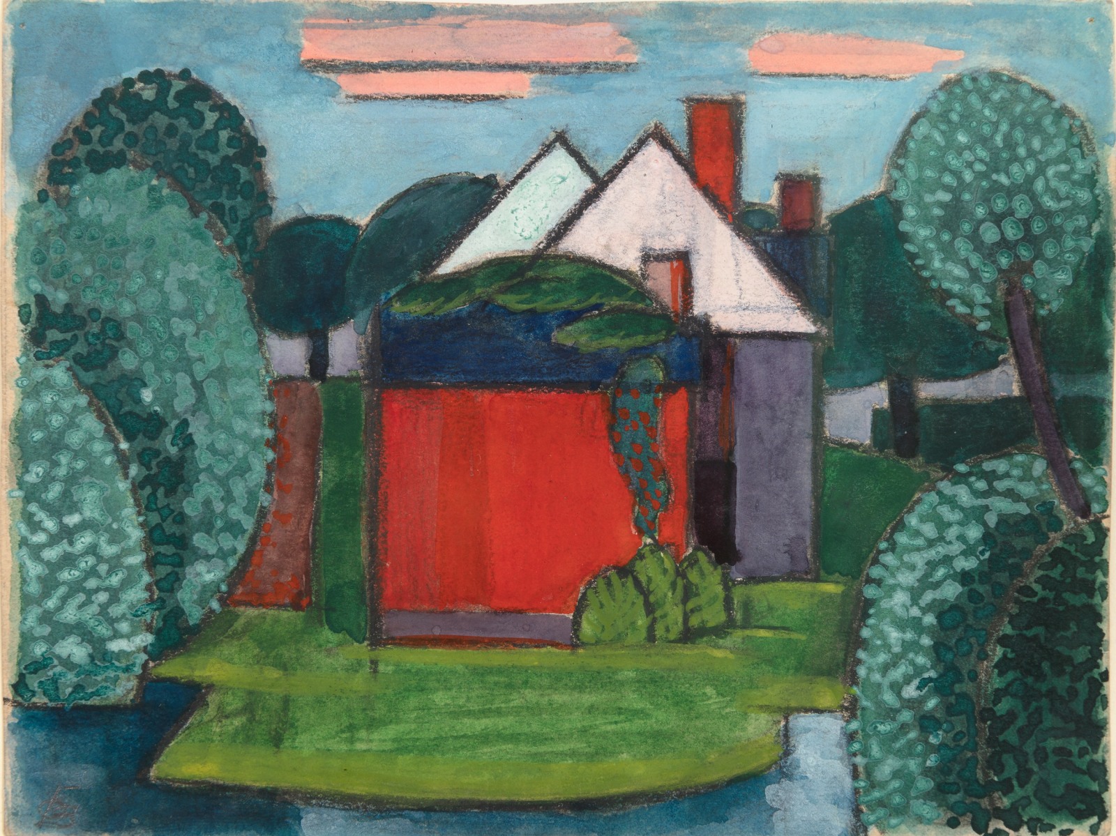 Oscar Florianus Bluemner, Untitled, 1921
