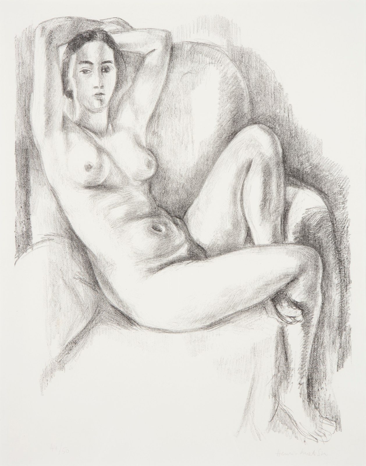 Henri Matisse, Nu au coussin bleu (Nude with Blue Cushion), 1924