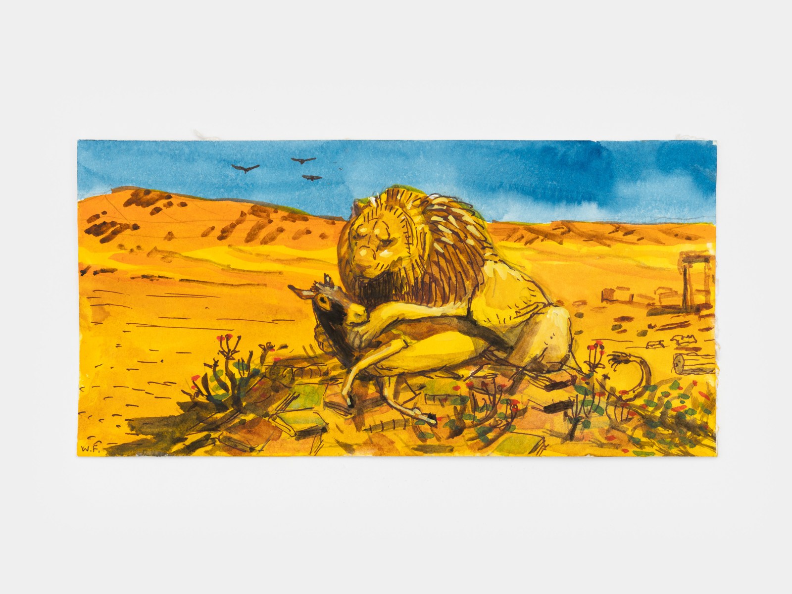 Walton Ford, Study for 'Culpabilis', 2024