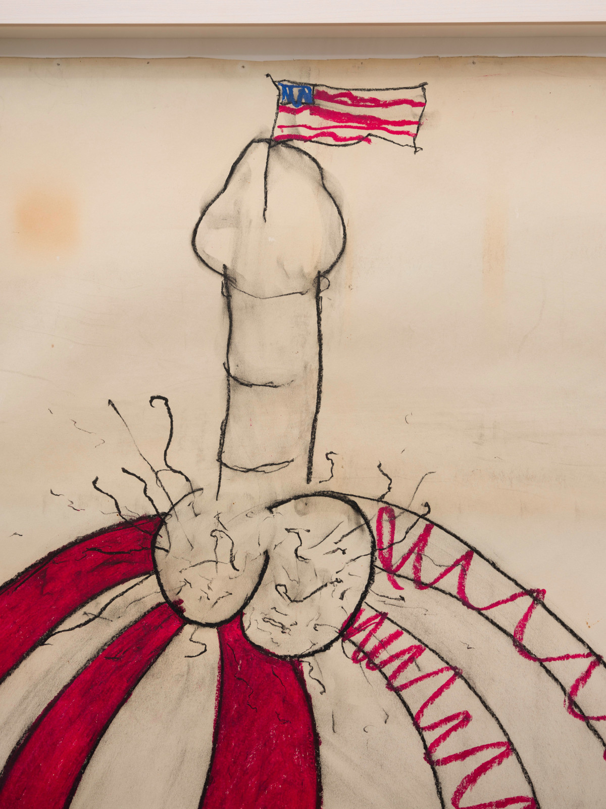 Judith Bernstein, First National Dick, 1969