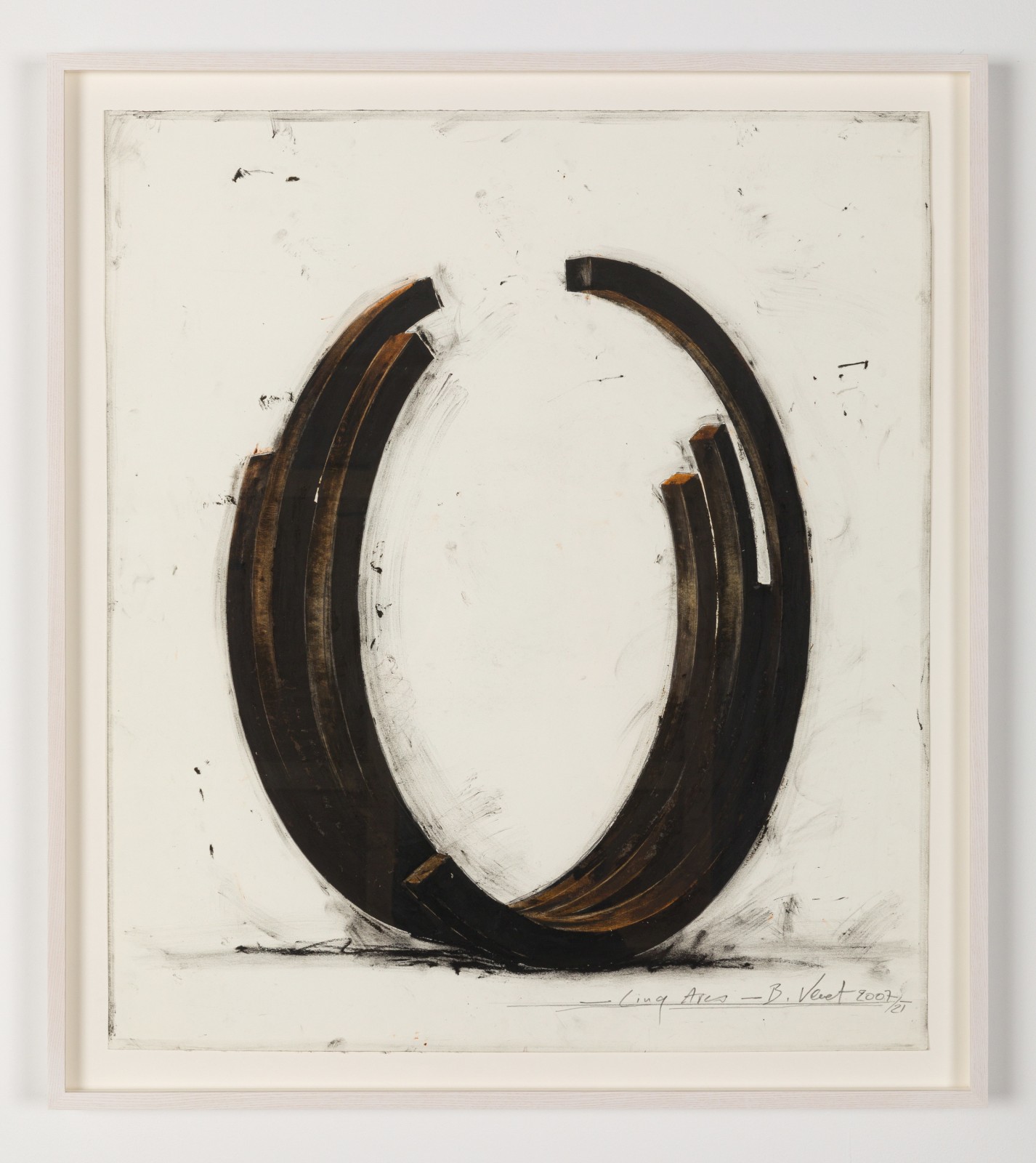Bernar Venet, Cinq Arcs, 2007-2021