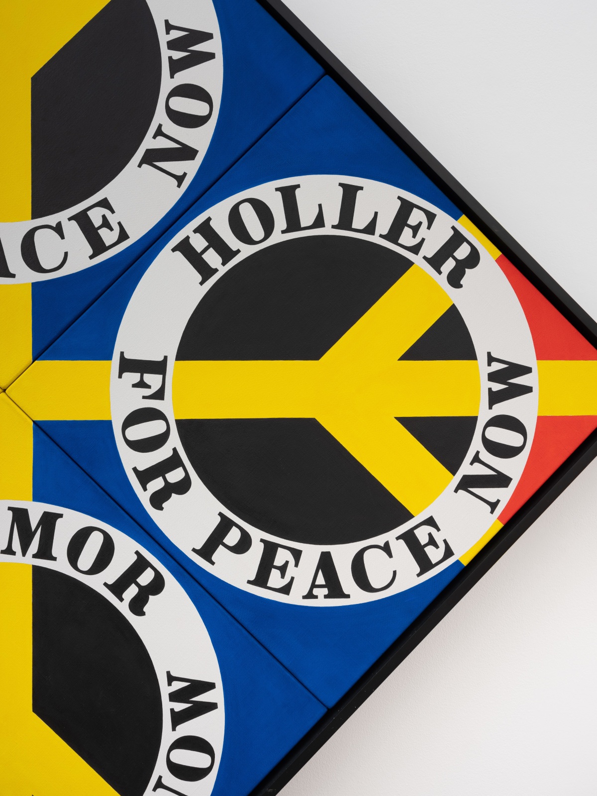 Robert Indiana, Four Diamond Peace (Blue), 2003