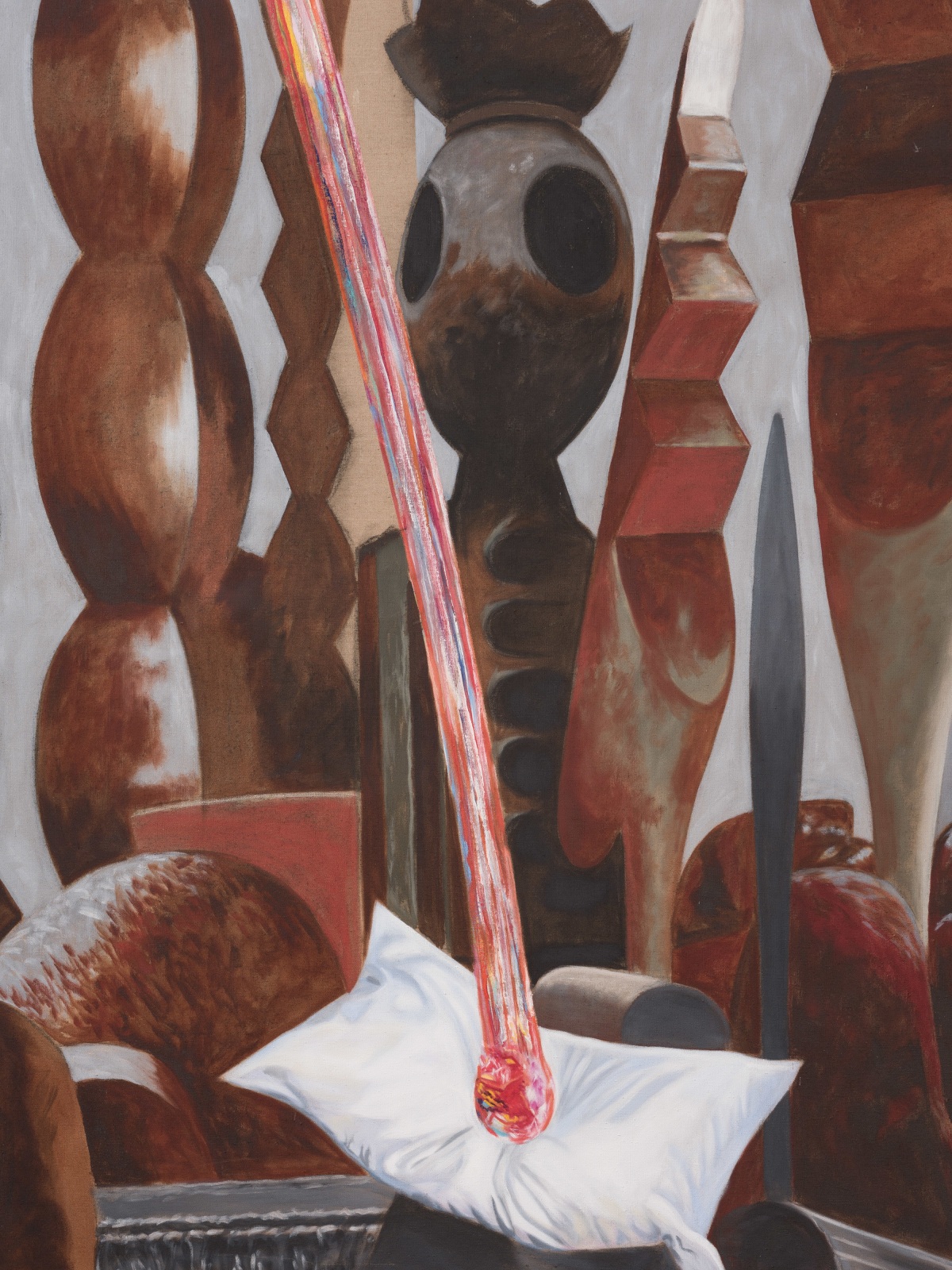 James Rosenquist, The Meteor Hits Brancusi's Pillow, 1997–1999
