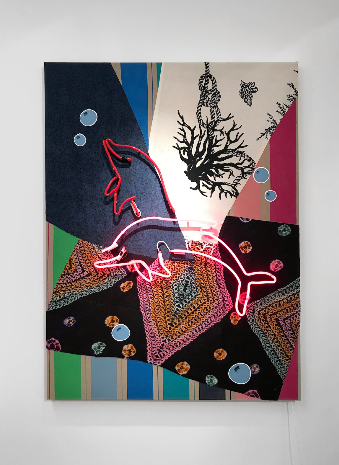 Shezad Dawood, Disposable mementoes (Dolphins), 2018