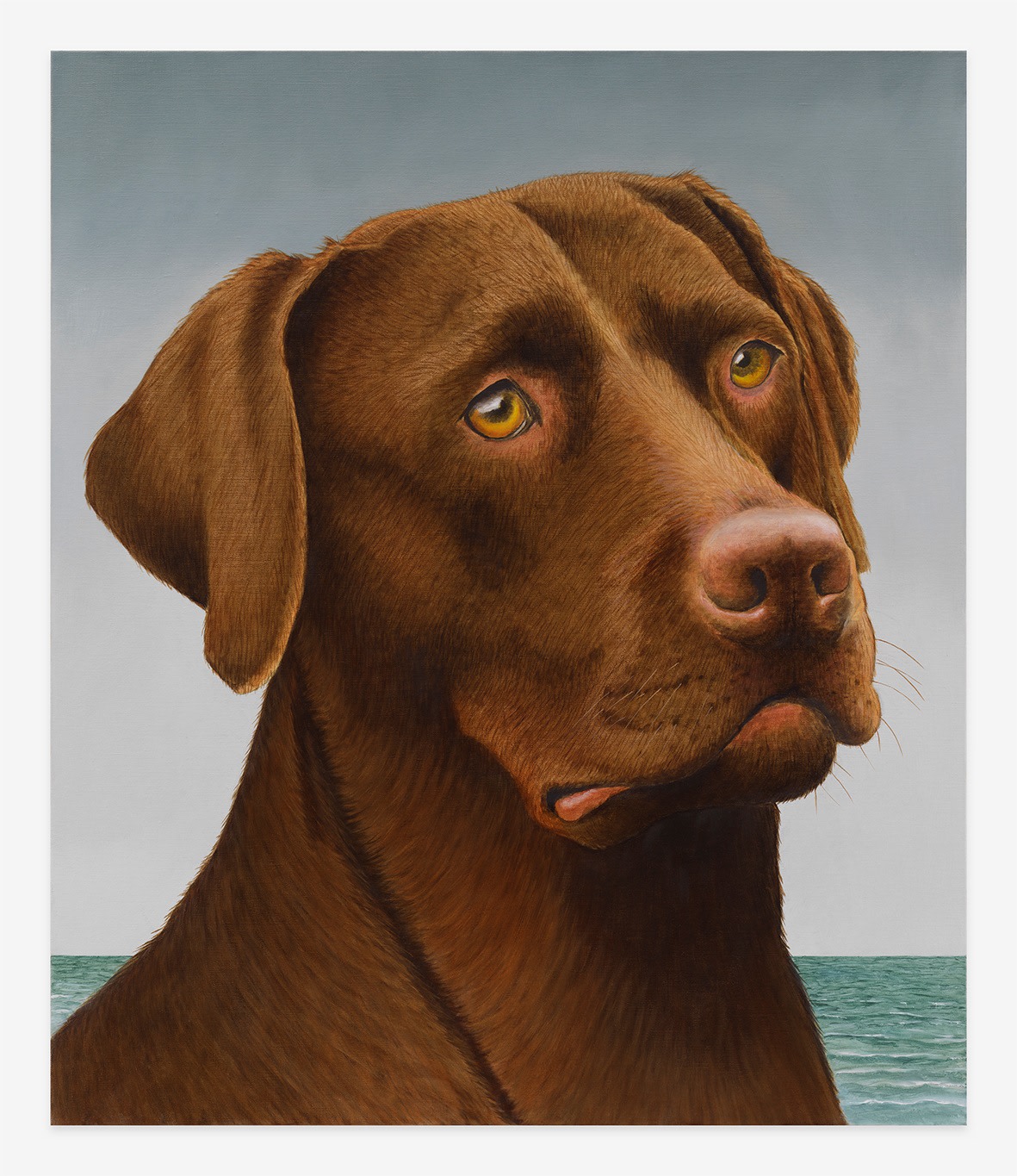 Sean Landers, Chocolate Lab, 2022