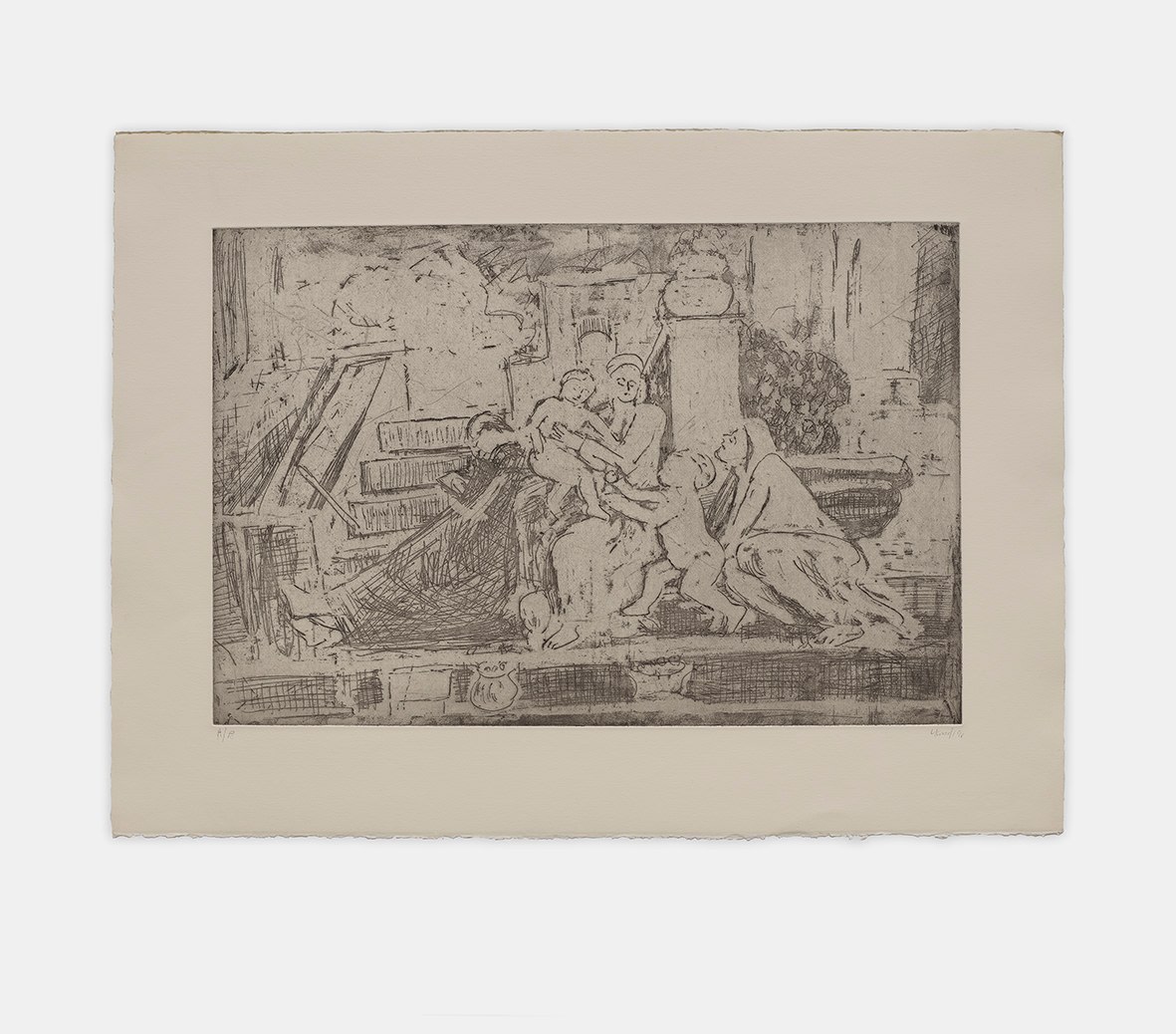 Leon Kossoff, After Poussin, 1998