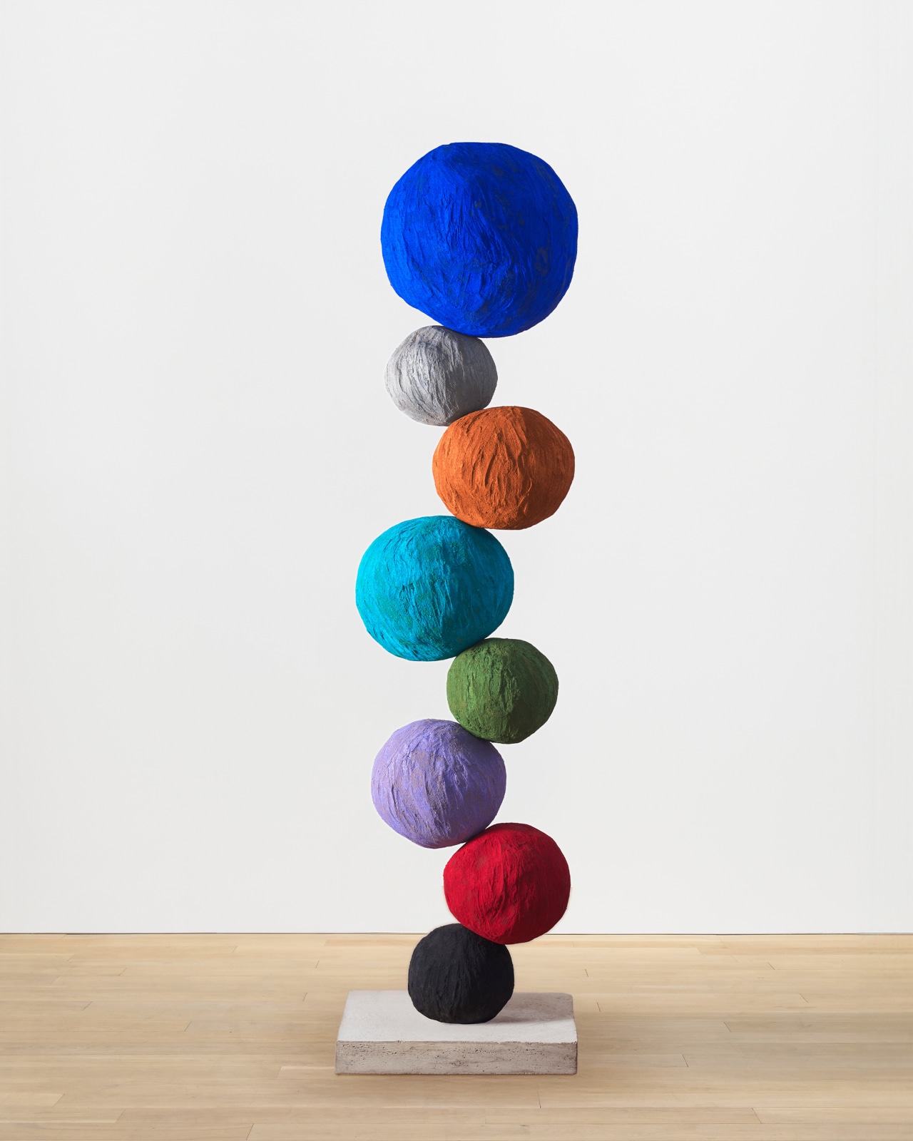 Annie Morris, Stack 8, Ultramarine Blue, 2025