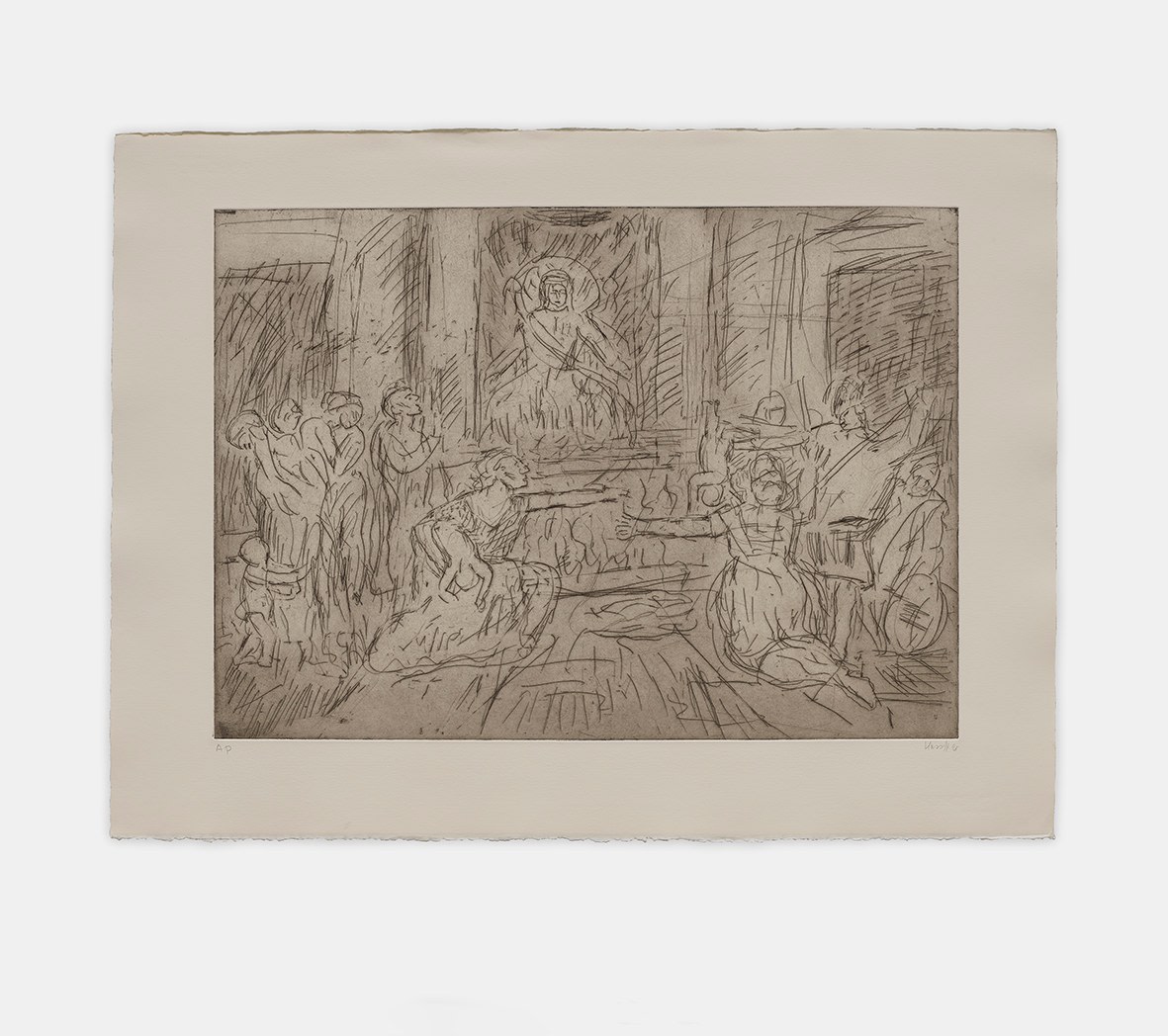 Leon Kossoff, After Poussin, 1998