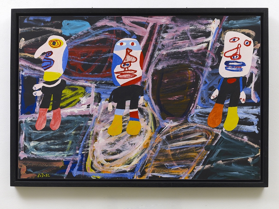 Jean Dubuffet, Inspection du territoire (F 141) 1 er septembre 1982, 1982