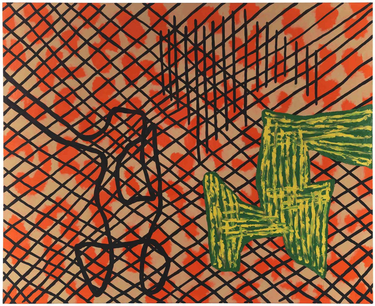 Jonathan Lasker, To Caress the Naked Eye, 1987