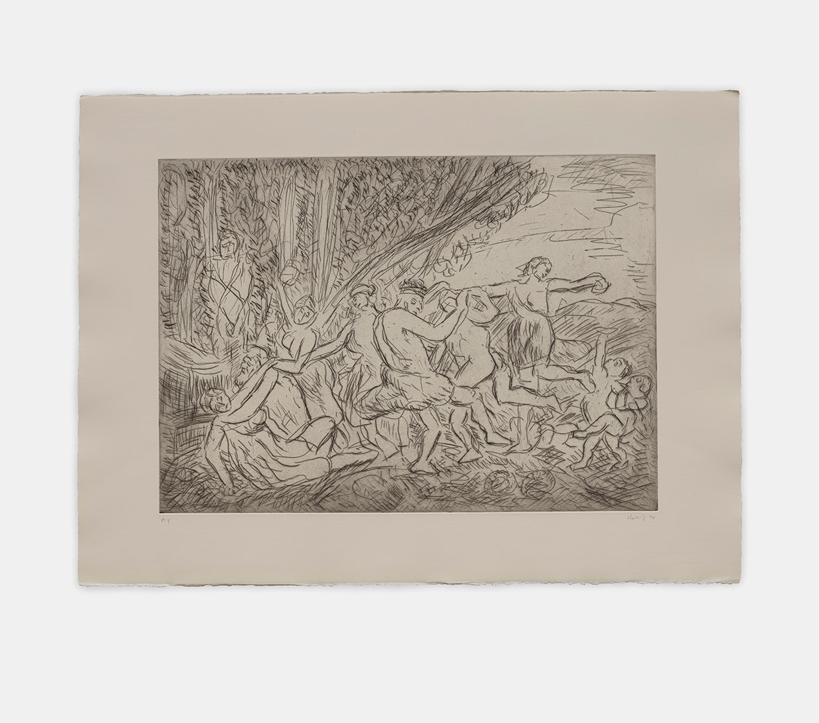 Leon Kossoff, After Poussin, 1998