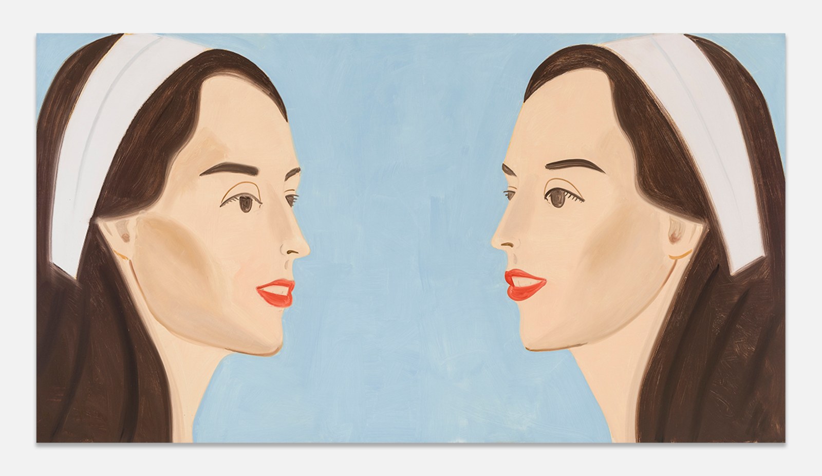 Alex Katz, Double White Band (Vivien), 2013